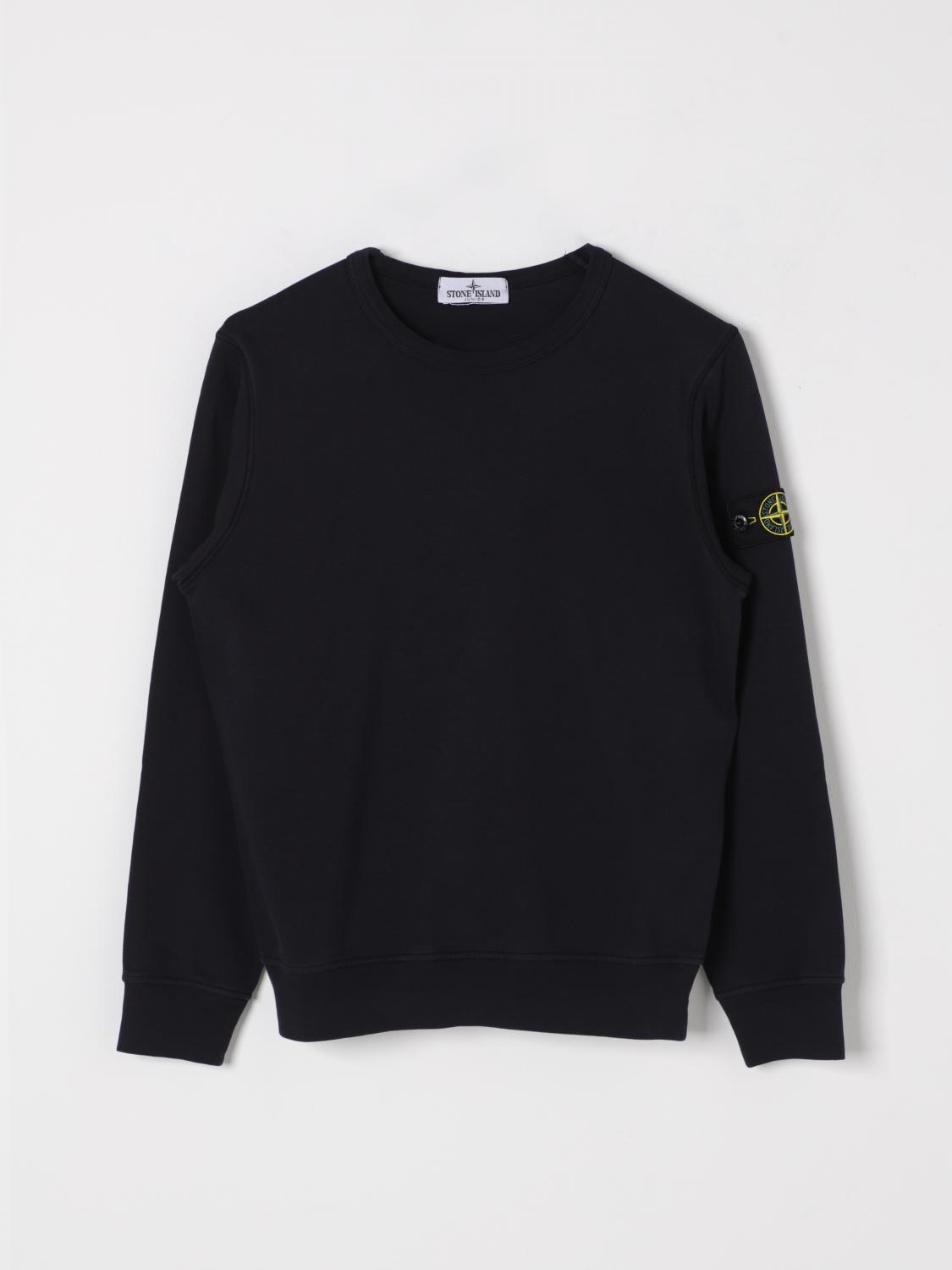 Stone Island Sweater Junior Kids Color Navy In Navy