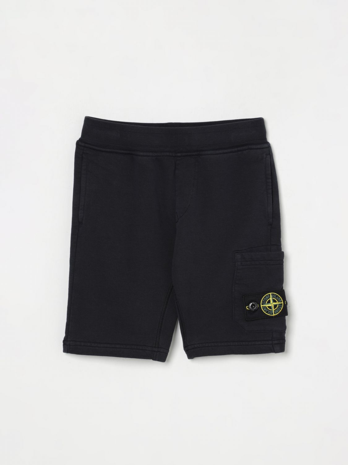 Stone Island Shorts  Junior Kids Color Blue In Blue