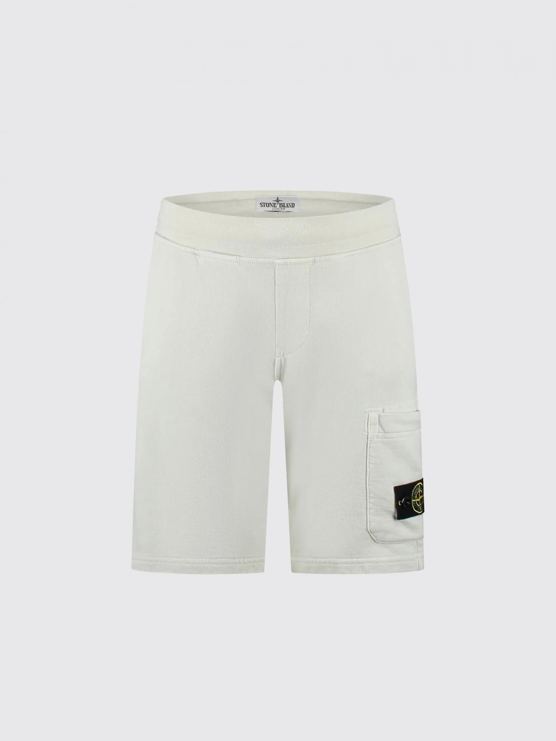 Stone Island Pantaloncino Sportivo In Cotone  Junior