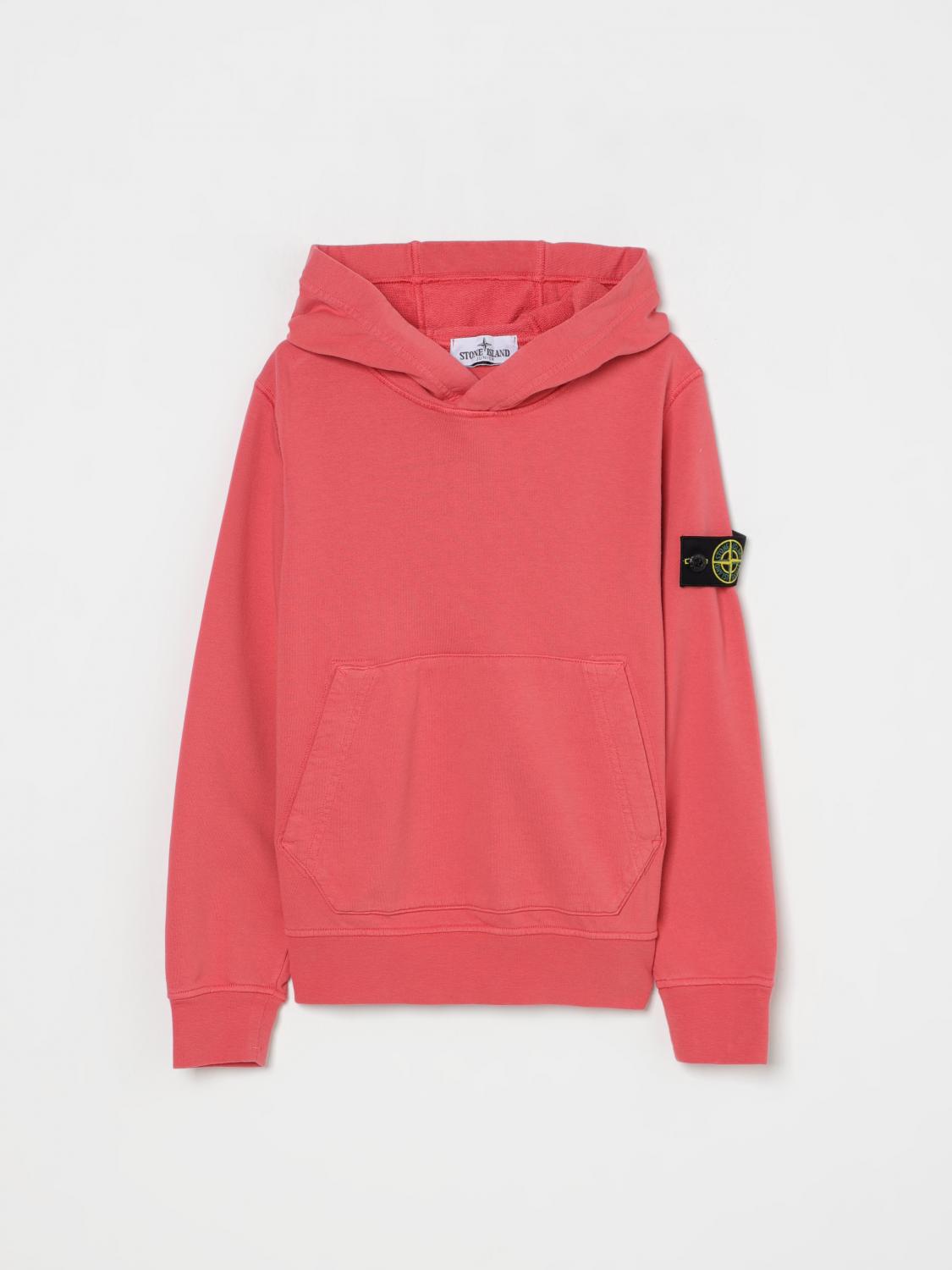 Stone Island Sweater  Junior Kids Color Geranium In Geranium