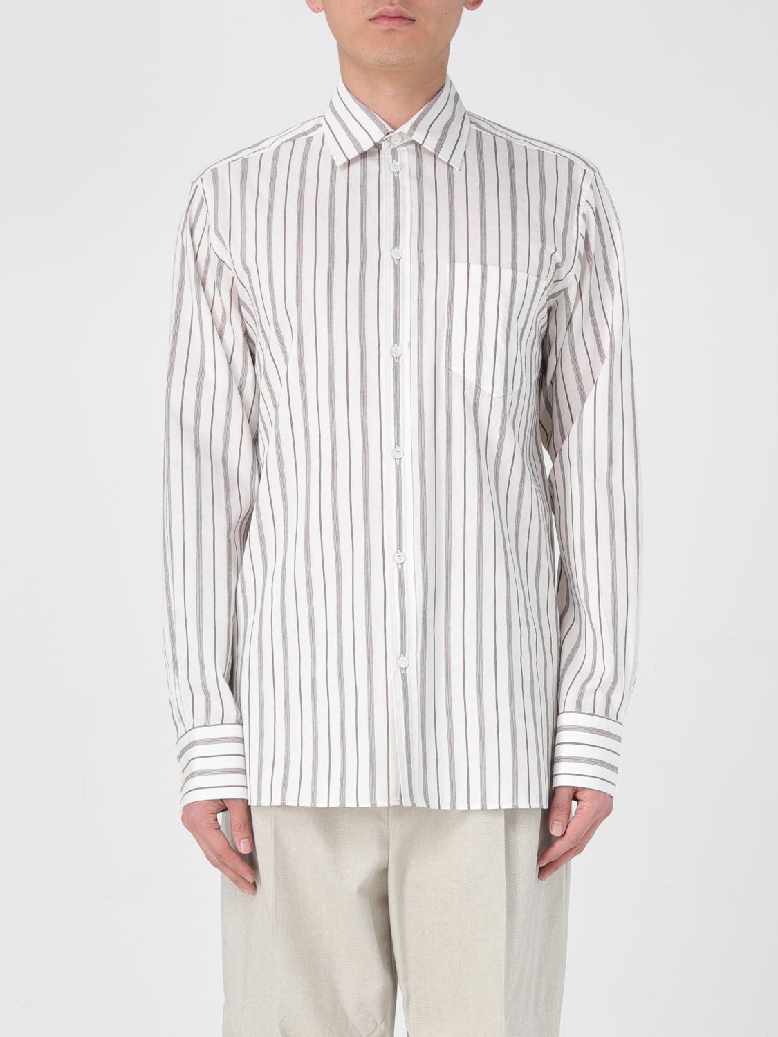 Golden Goose Striped Shirt In Rope