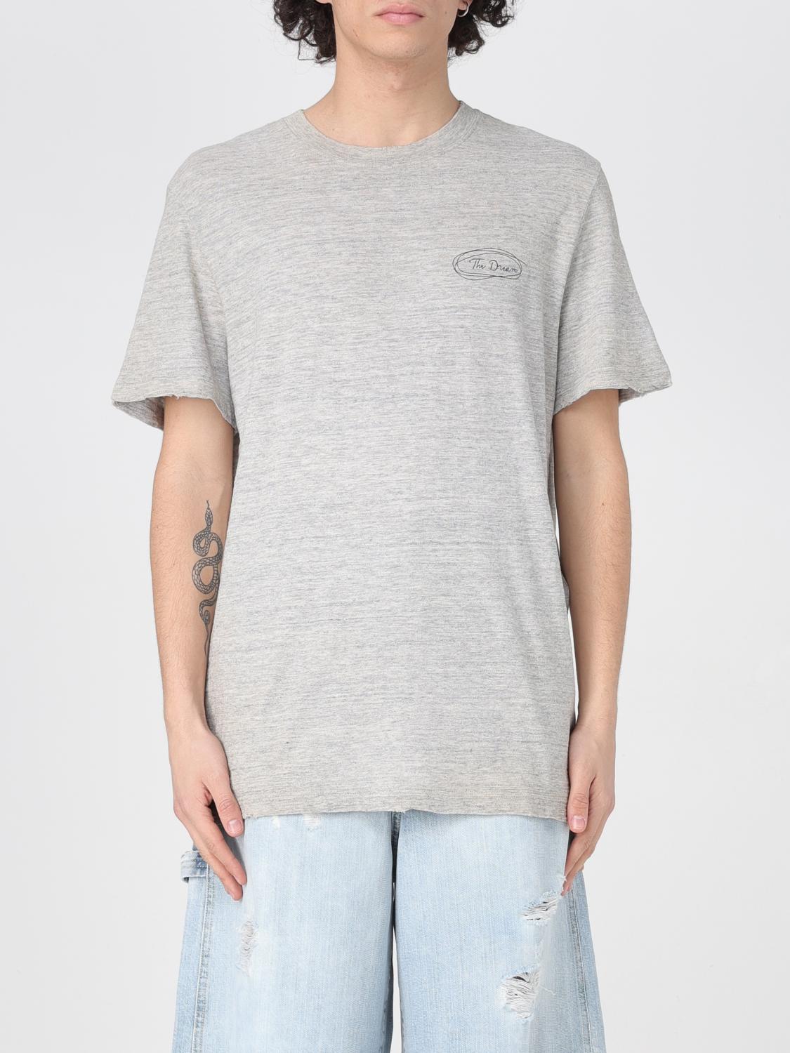 Golden Goose Men's Printed T-shirt In Grey