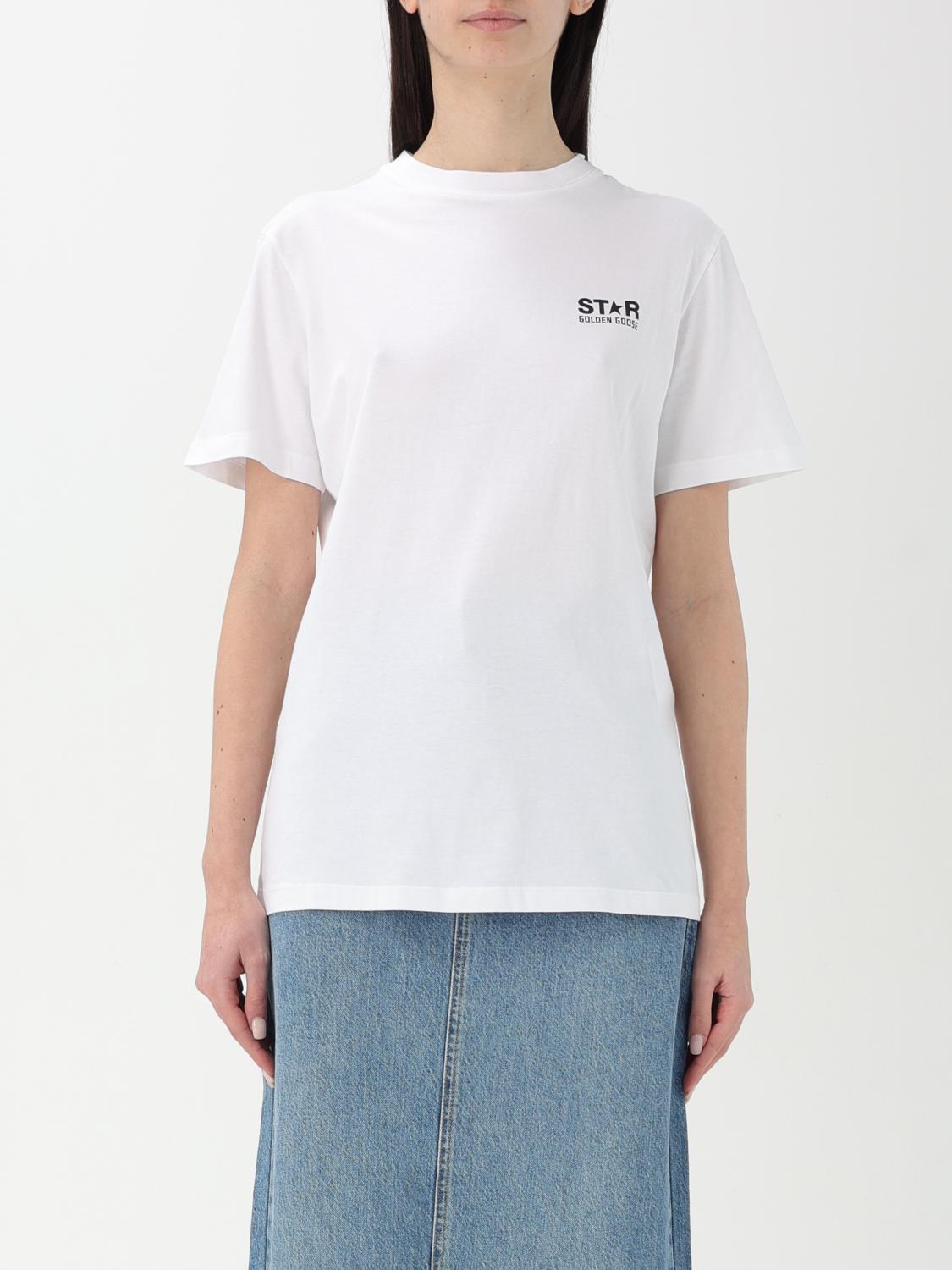 Golden Goose Item O-neck Short-sleeved T-shirt In White