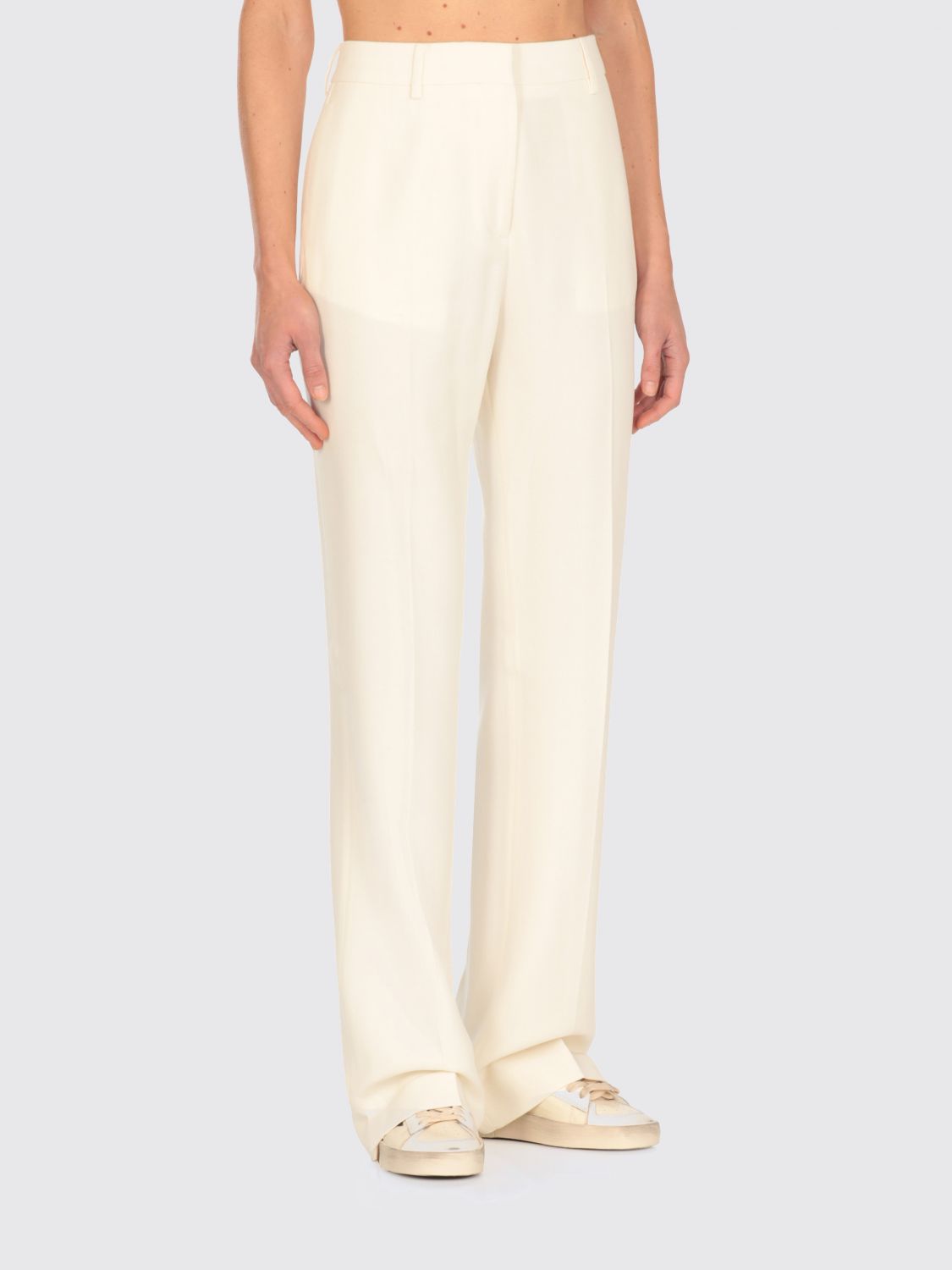 Golden Goose Pantalone Classico In Lana Vergine