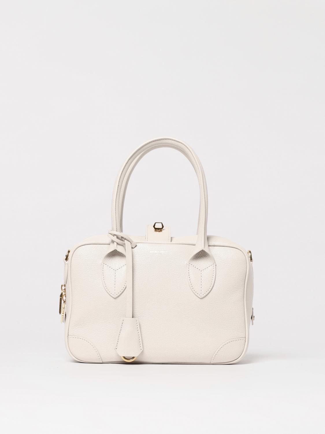 Golden Goose Vita Zip Goat Leather Top-handle Bag In Butter