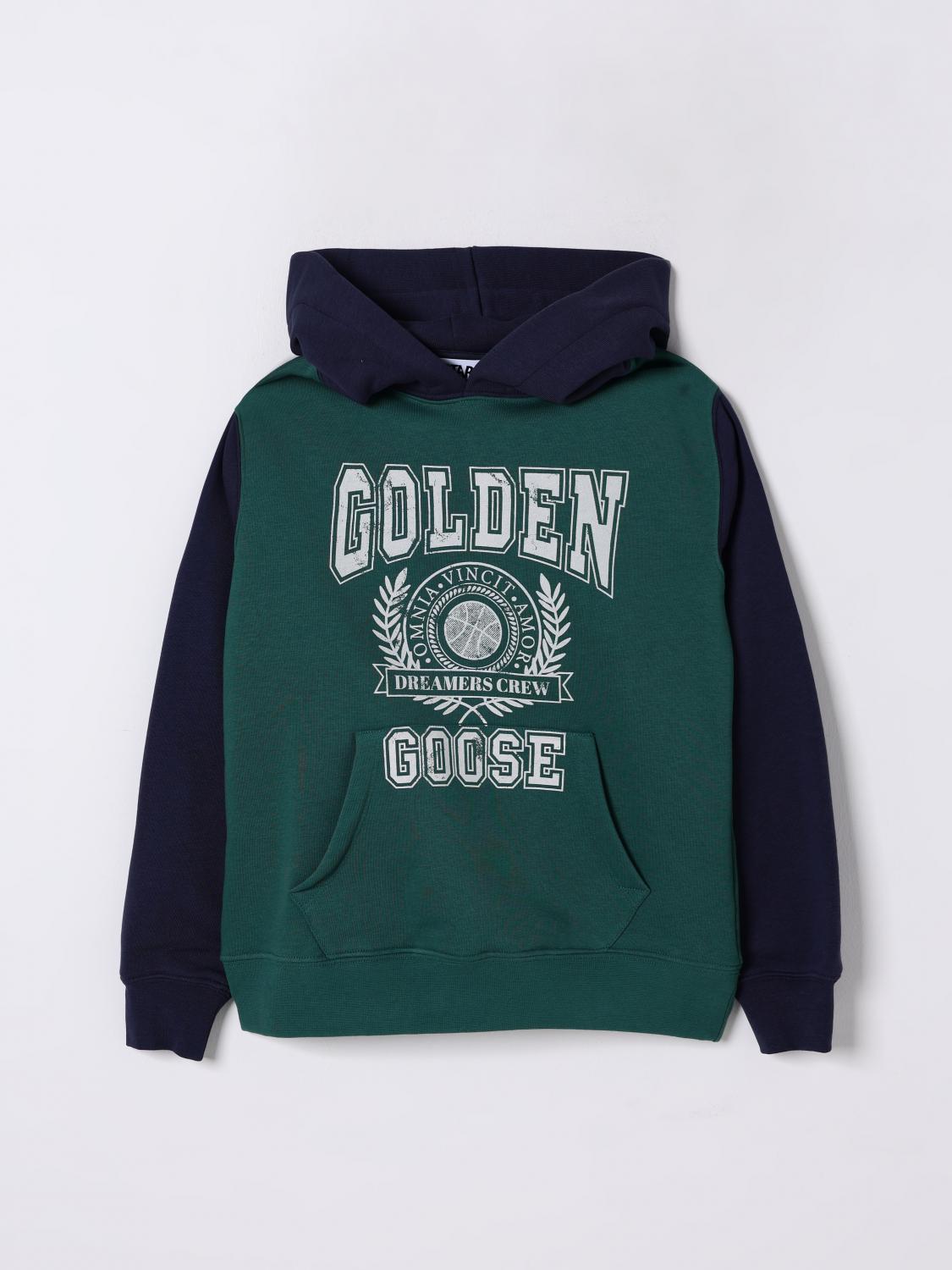 GOLDEN GOOSE Sweater Kids color Green　GOLDEN GOOSE セーター キッズカラー グリーン GOLDEN