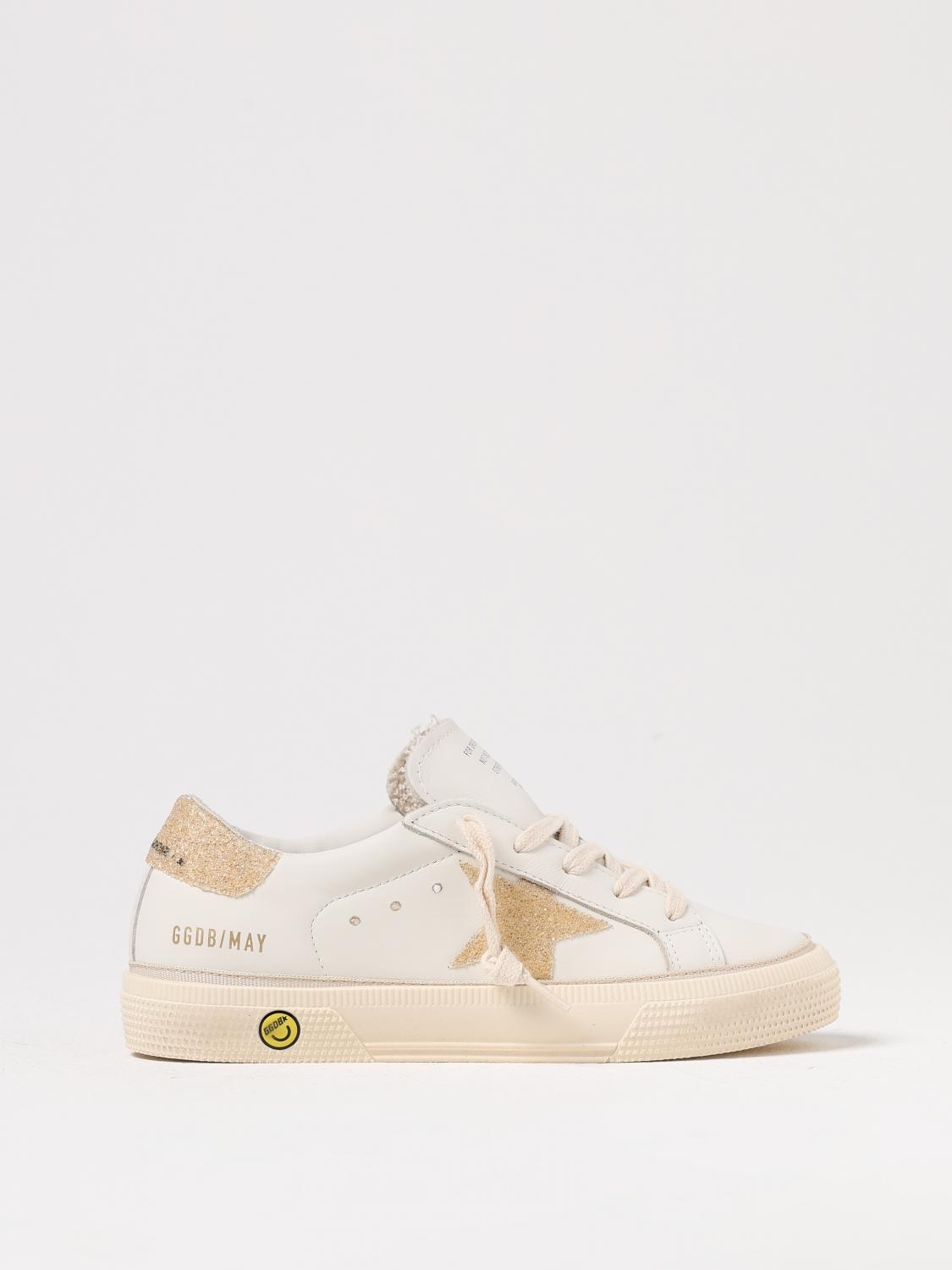 Shop Golden Goose Sneakers Kids Color White