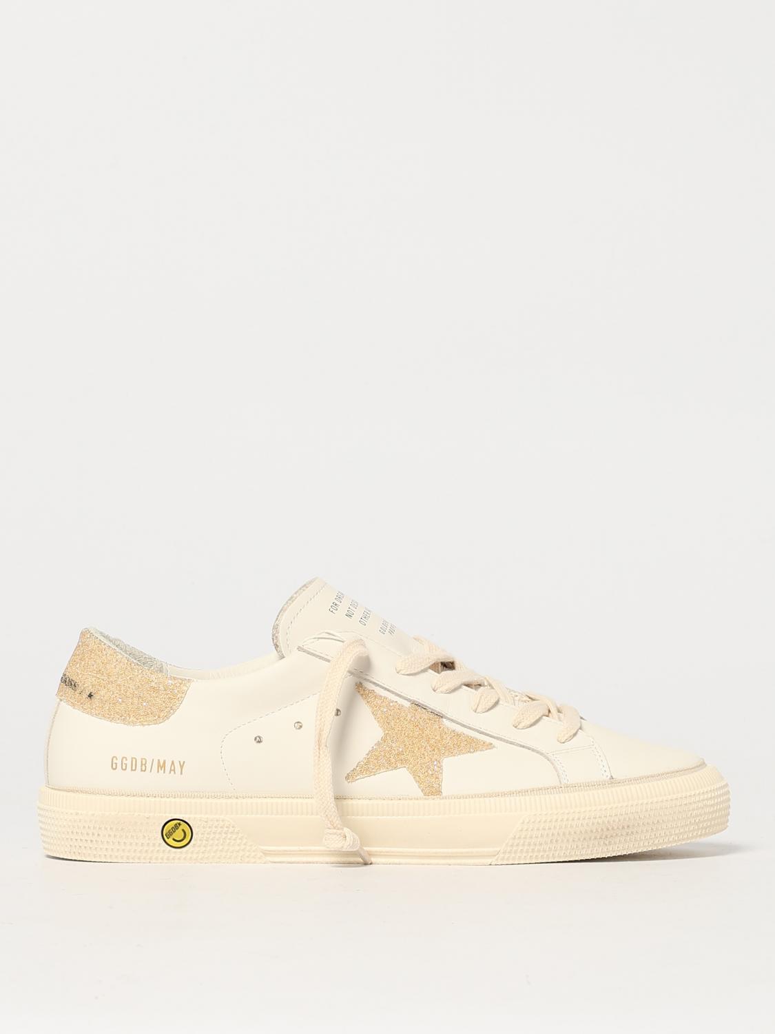 Shop Golden Goose Sneakers Kids Color White