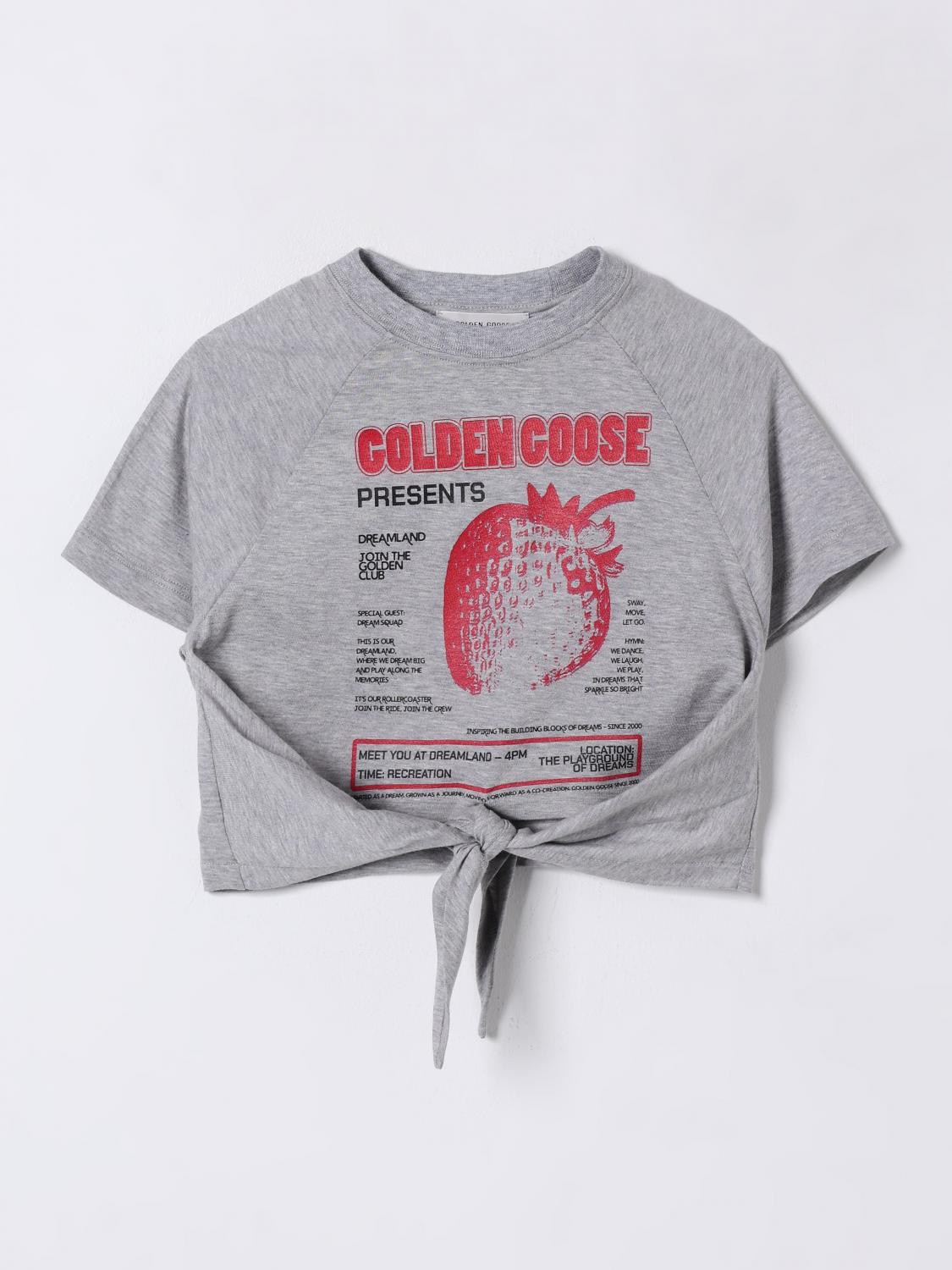 Golden Goose T-shirt  Kids Color Grey In Grey