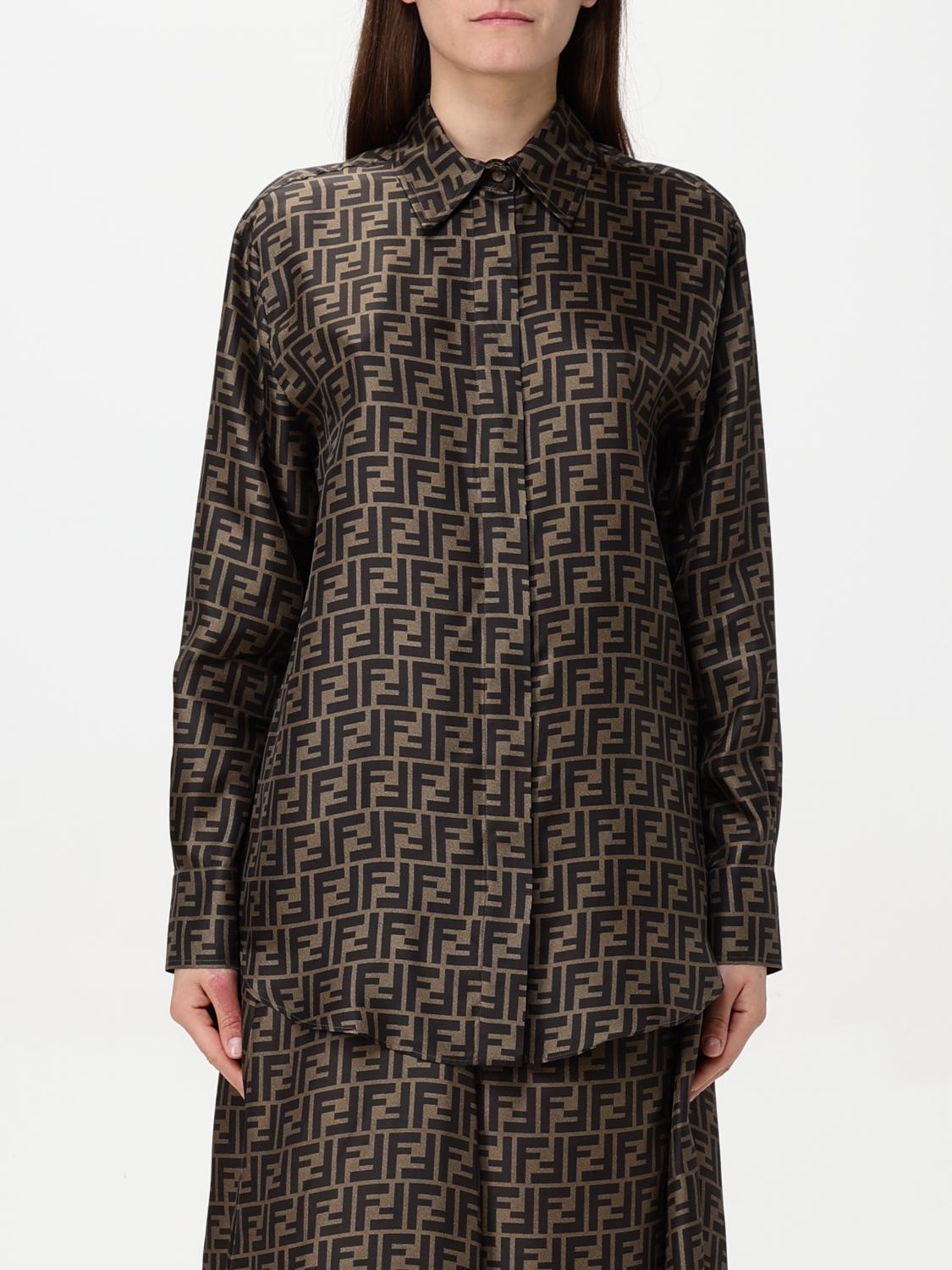 Fendi Damen Tobacco Shirt Woman Color