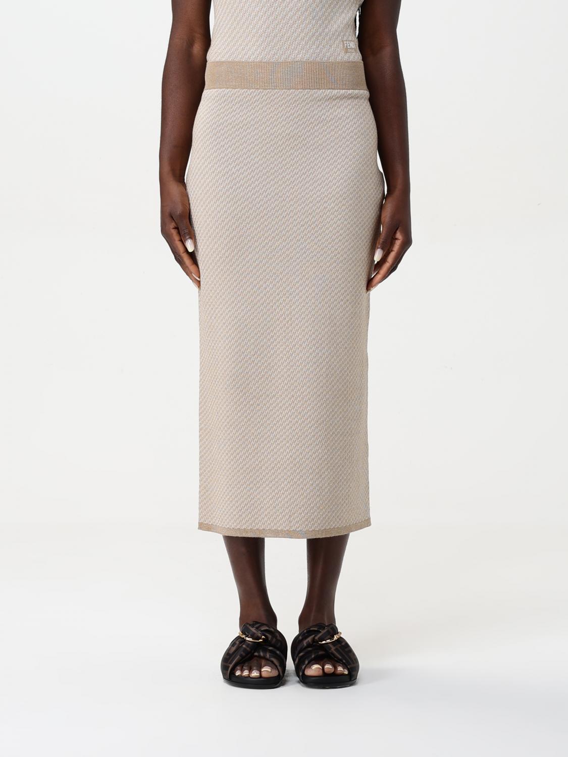 Fendi Γυναικών Μπεζ Skirt Woman Color