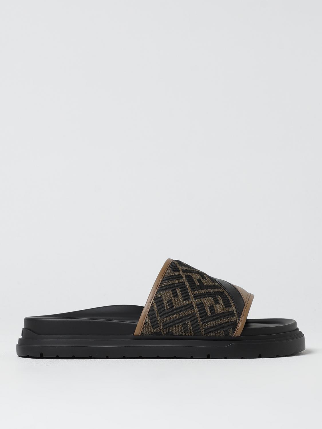 Sandals FENDI Men color Sand