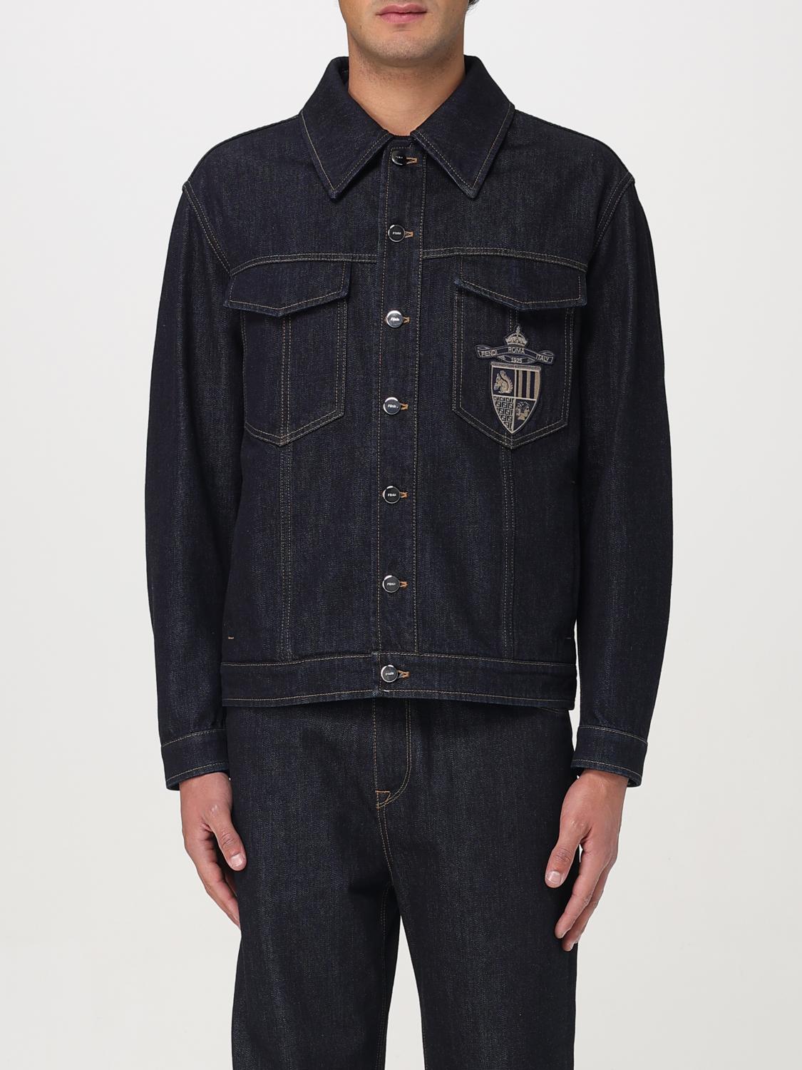 FENDI FENDI Jacket Men color Denim　フェンディ ジャケット メンズ カラー デニム