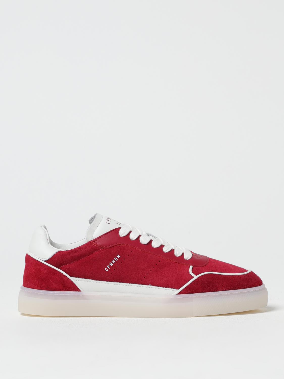 Copenhagen Red Suede Sneakers In Red
