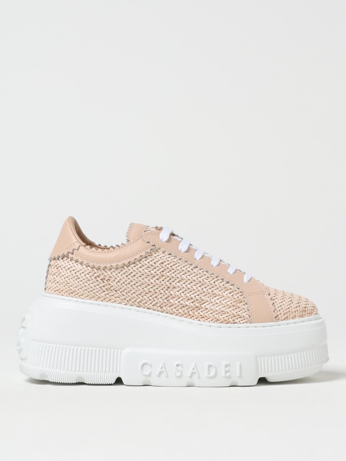 Casadei Nexus Hanoi Pink Chunky Sneakers In Blush Pink