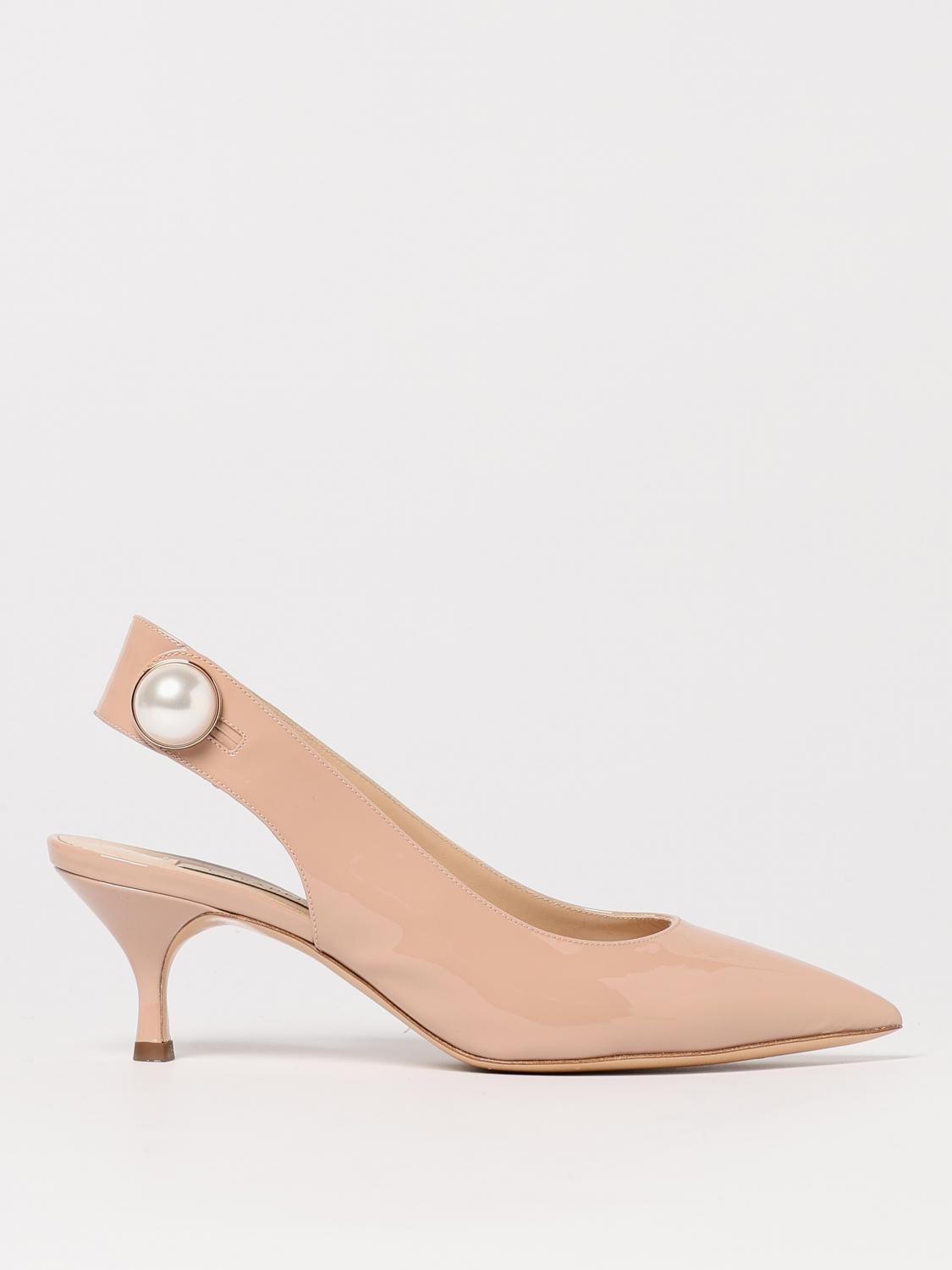 Shop Casadei Pumps Woman Color Nude