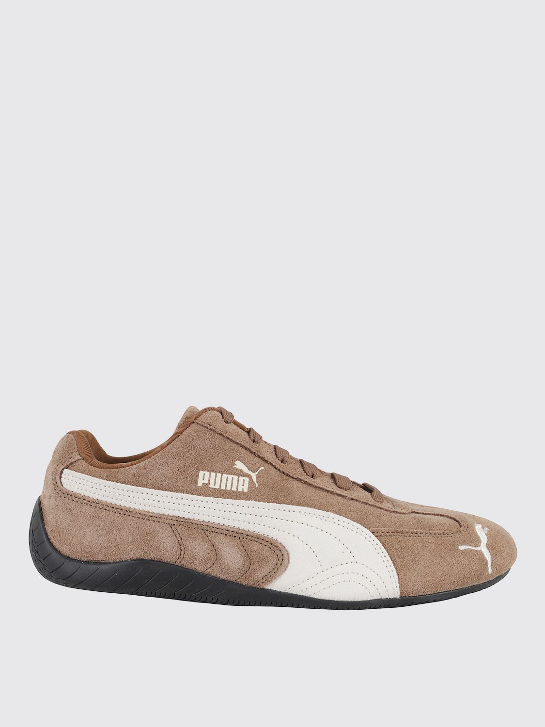 Puma Speedcat Archive Brown Sneakers With Side Logo In Suede Unisex In Brown