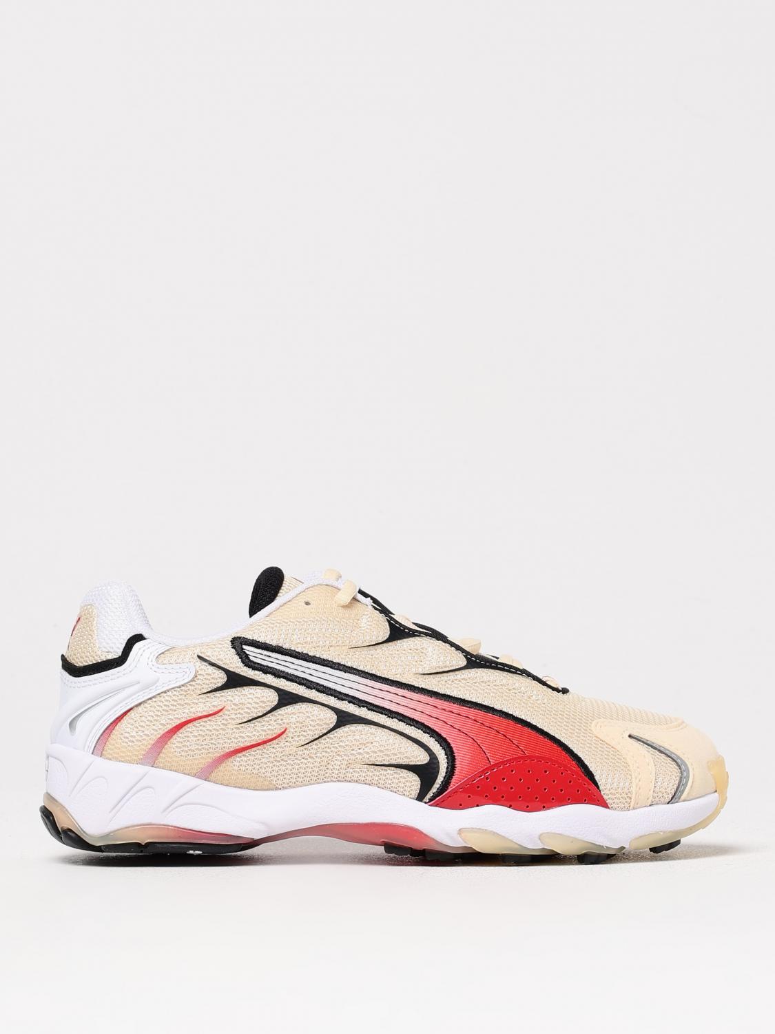 Puma X A$ap Rocky Inhale Og "summer Melon/high Risk Red" Sneakers In Nude