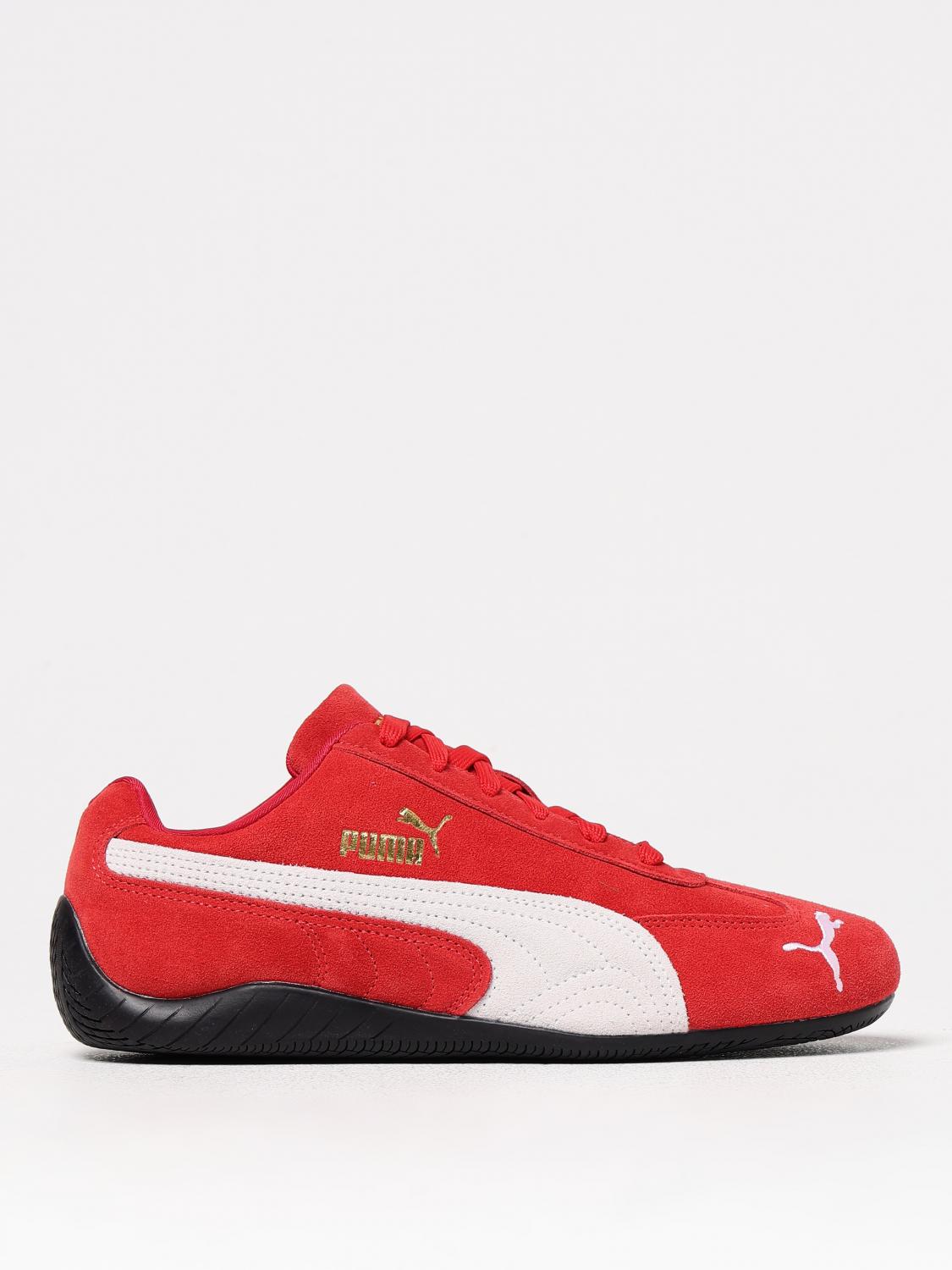 Shop Puma Sneakers Woman Color Red