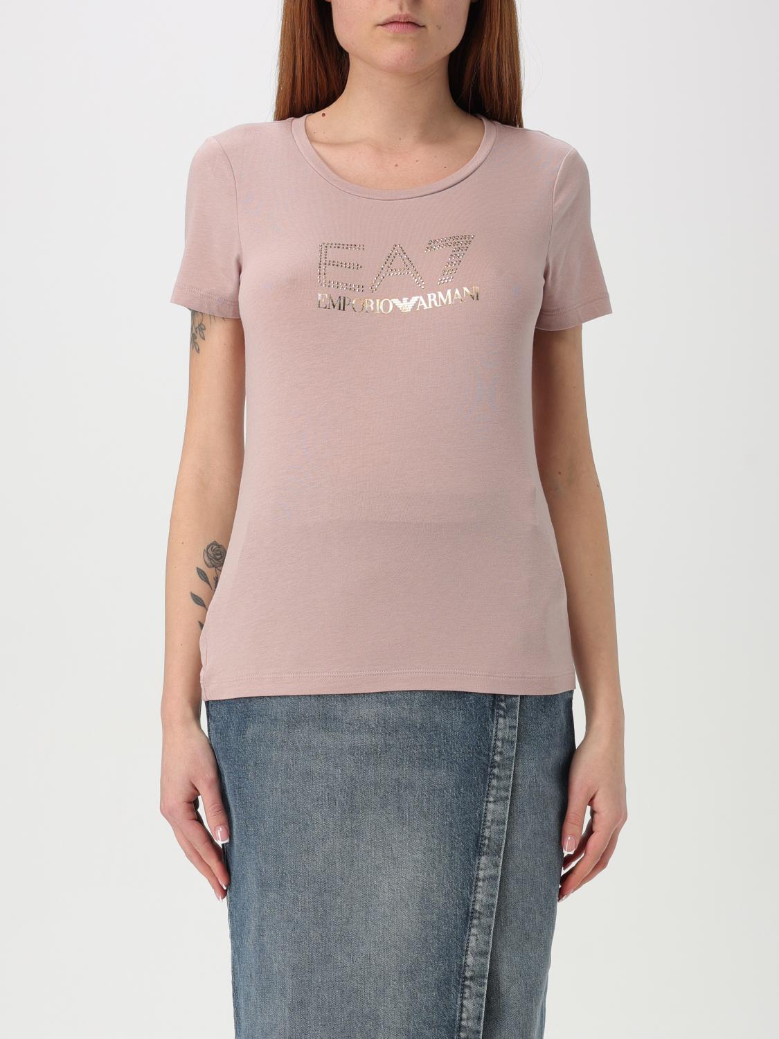 EA7 T-SHIRT EA7 WOMAN COLOR BLUSH PINK 425220080
