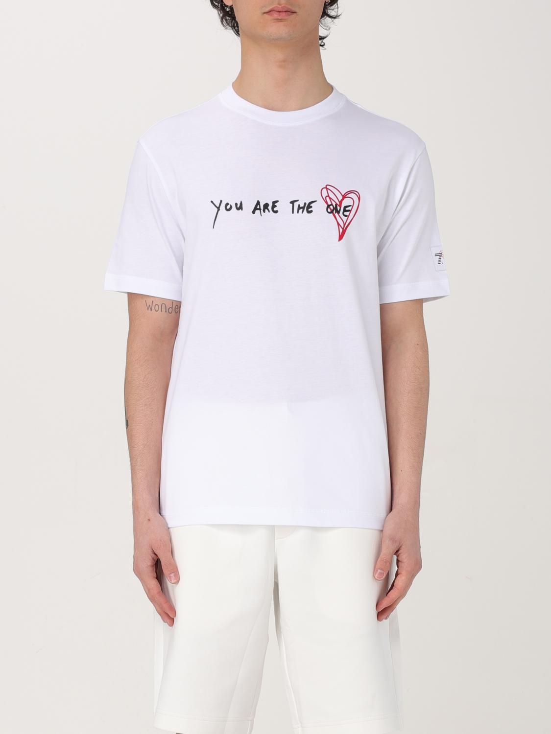 Ea7 T-shirt Men Color White In White