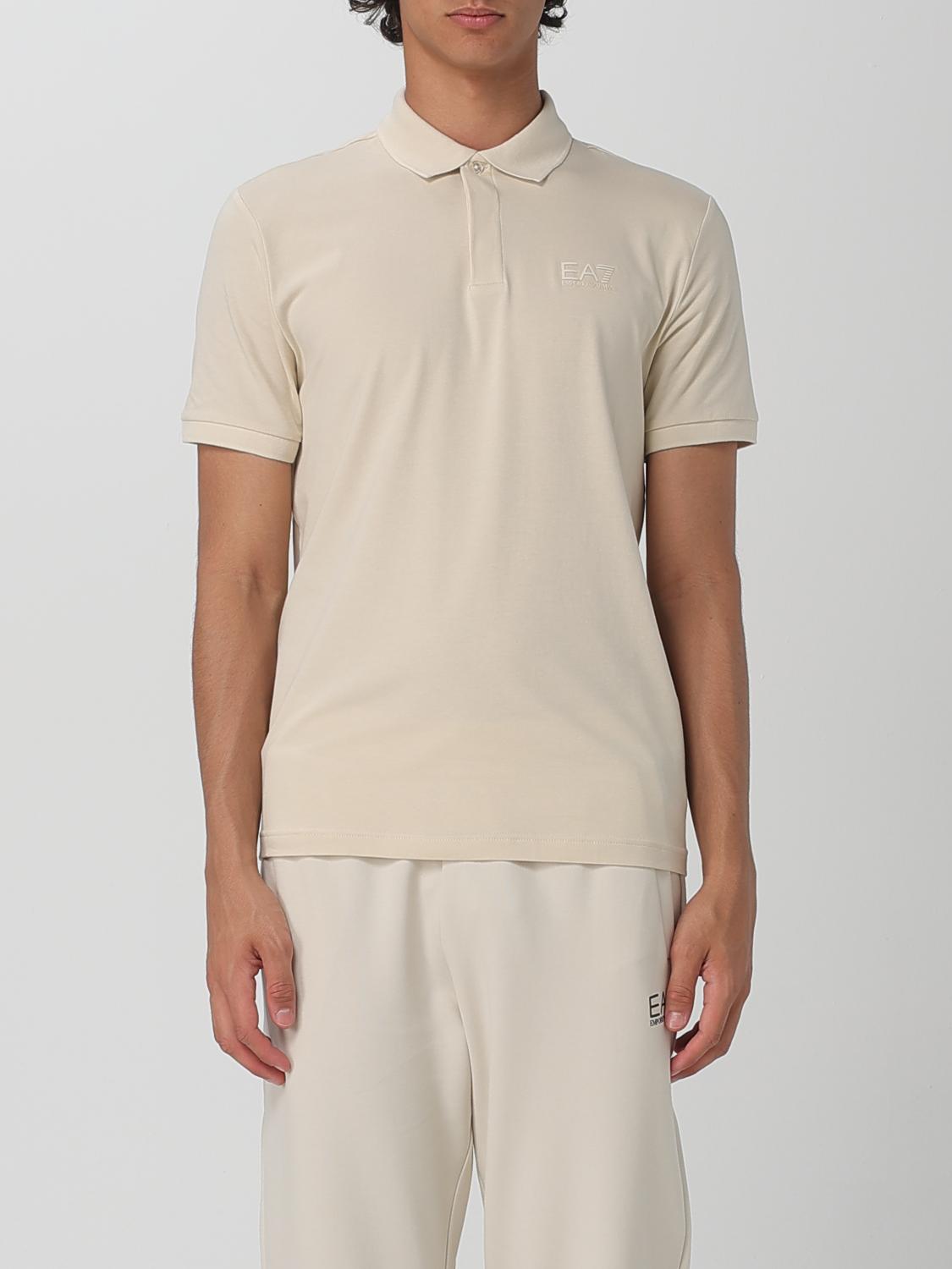 Ea7 Polo Herren Farbe Yellow Cream