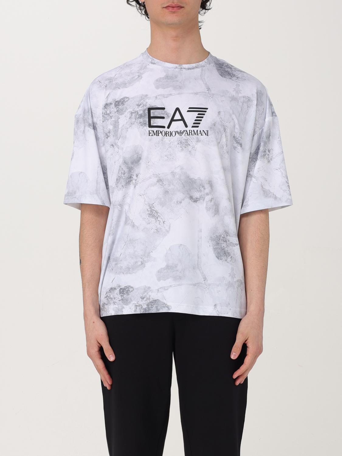 Ea7 T-shirt Men Color White In White
