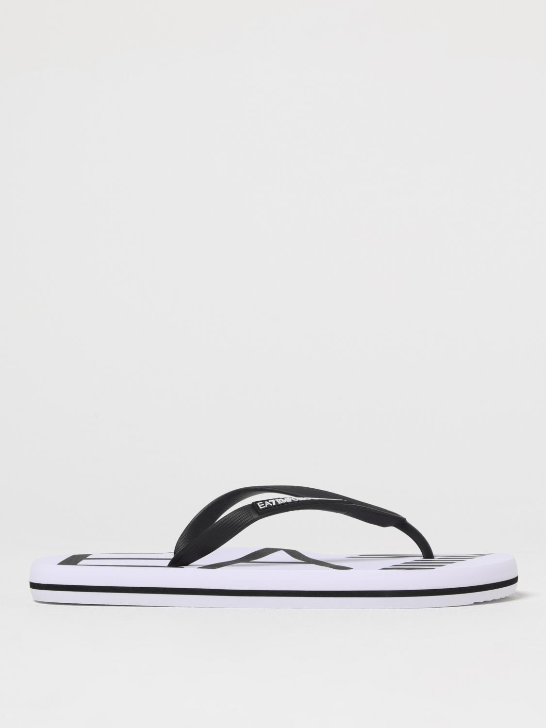 Ea7 Sandals Men Color White In White