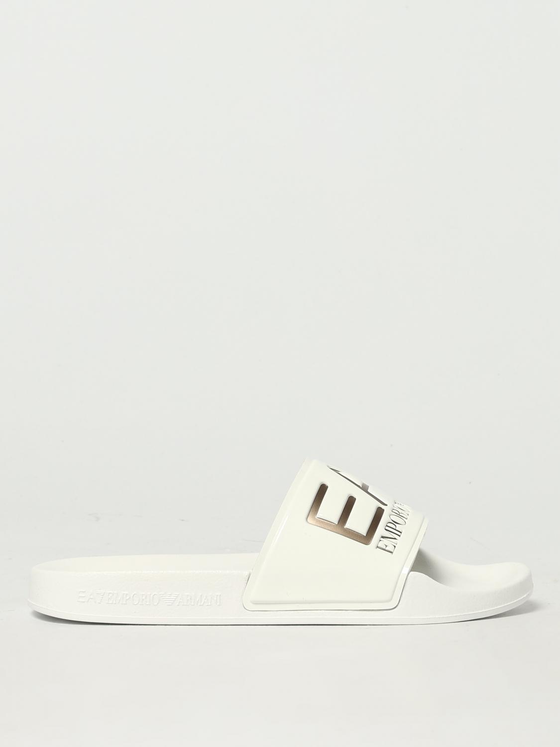 Ea7 Sandals  Men Color White