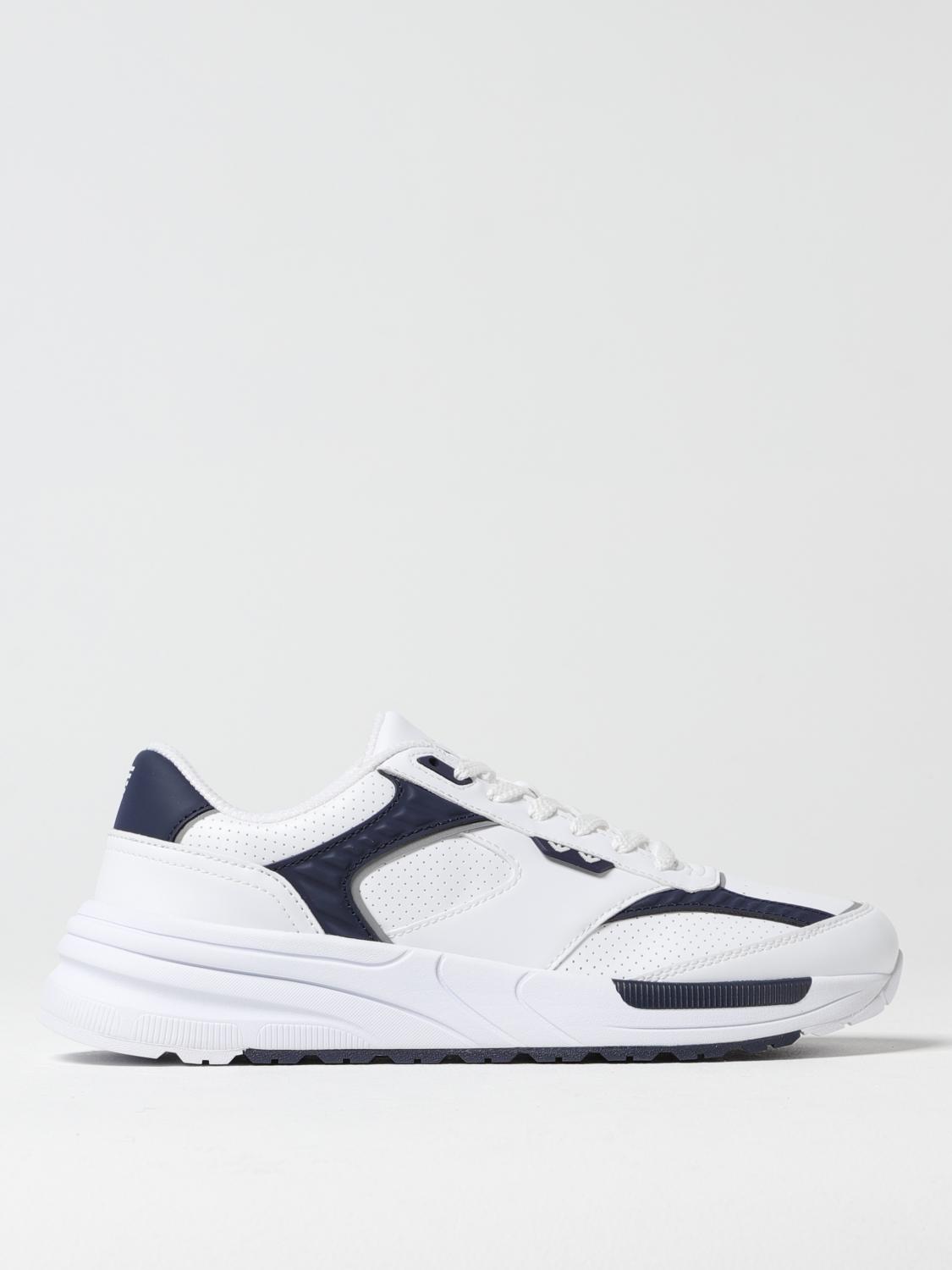 Ea7 Logo Sneakers In Black