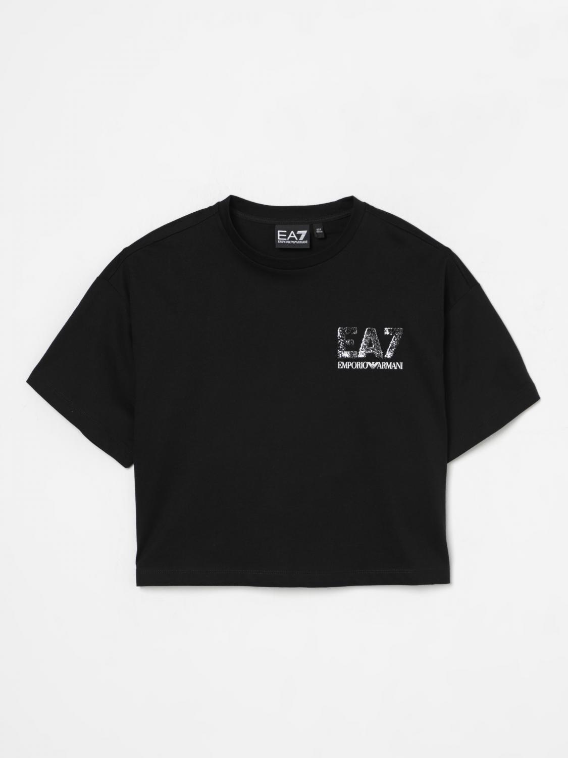 Ea7 T-shirt  Kids Color Black In Black