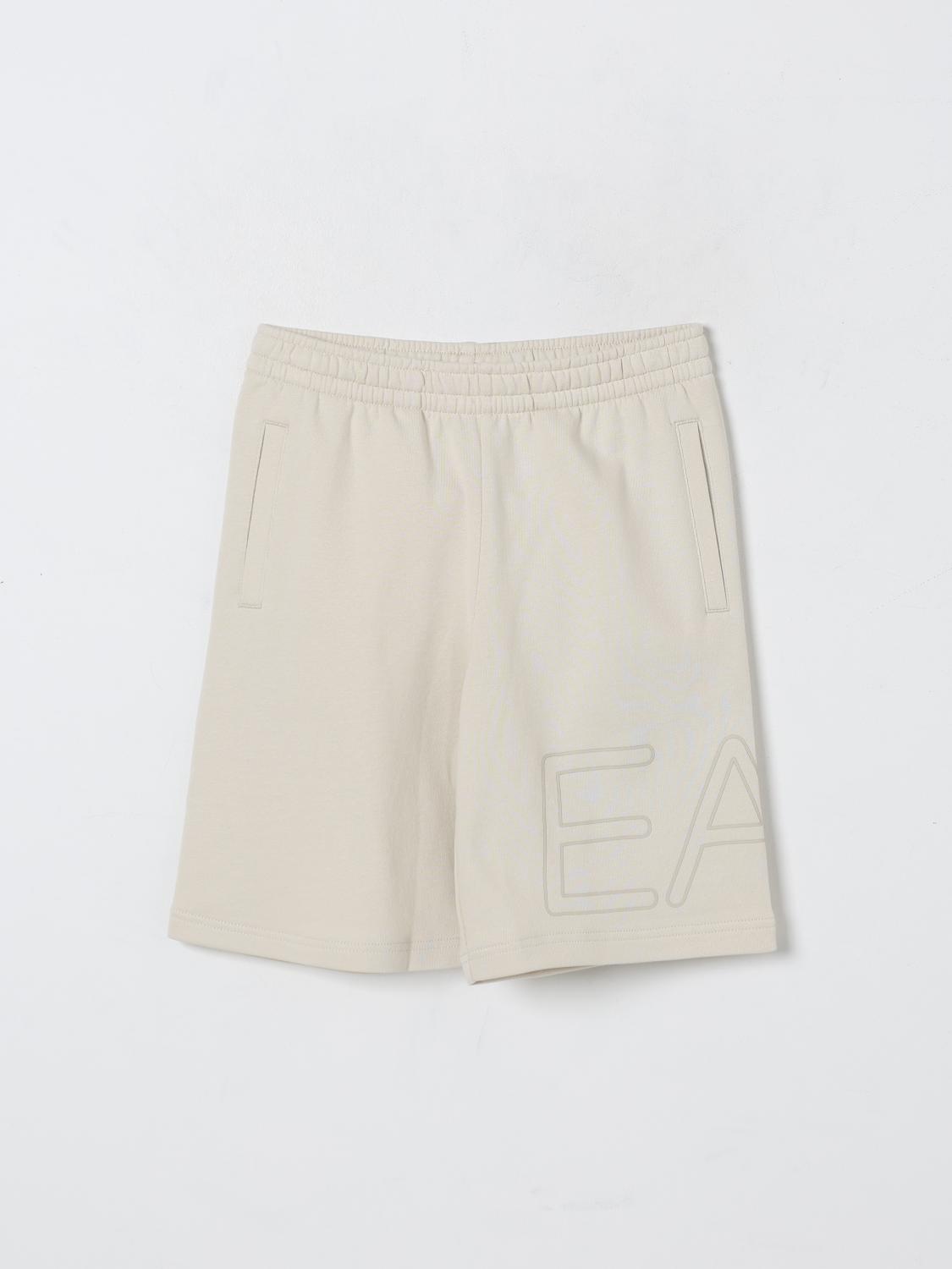 Ea7 Shorts  Kids Color Cream In Cream