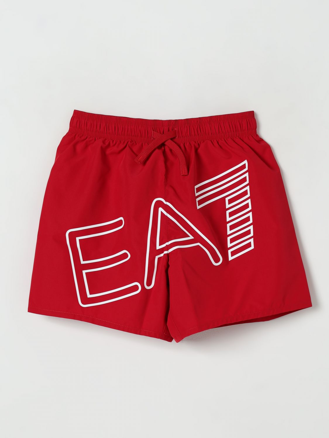 Shop Ea7 Swimsuit Kids Color Red