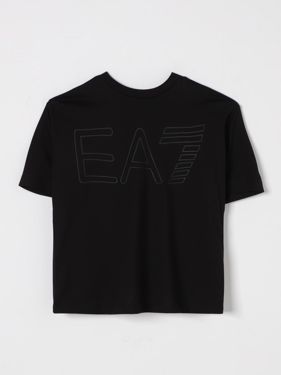 Ea7 T-shirt  Kids Color Black In Black