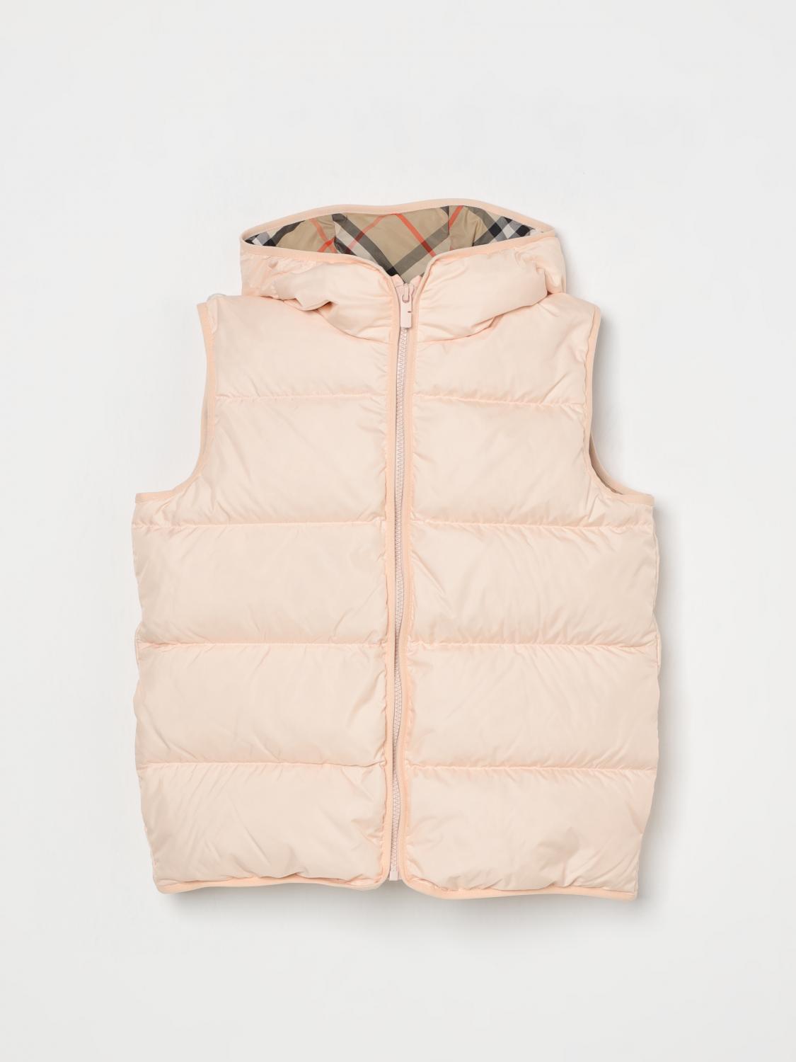 BURBERRY WAISTCOAT BURBERRY KIDS COLOR BLUSH PINK 425345080
