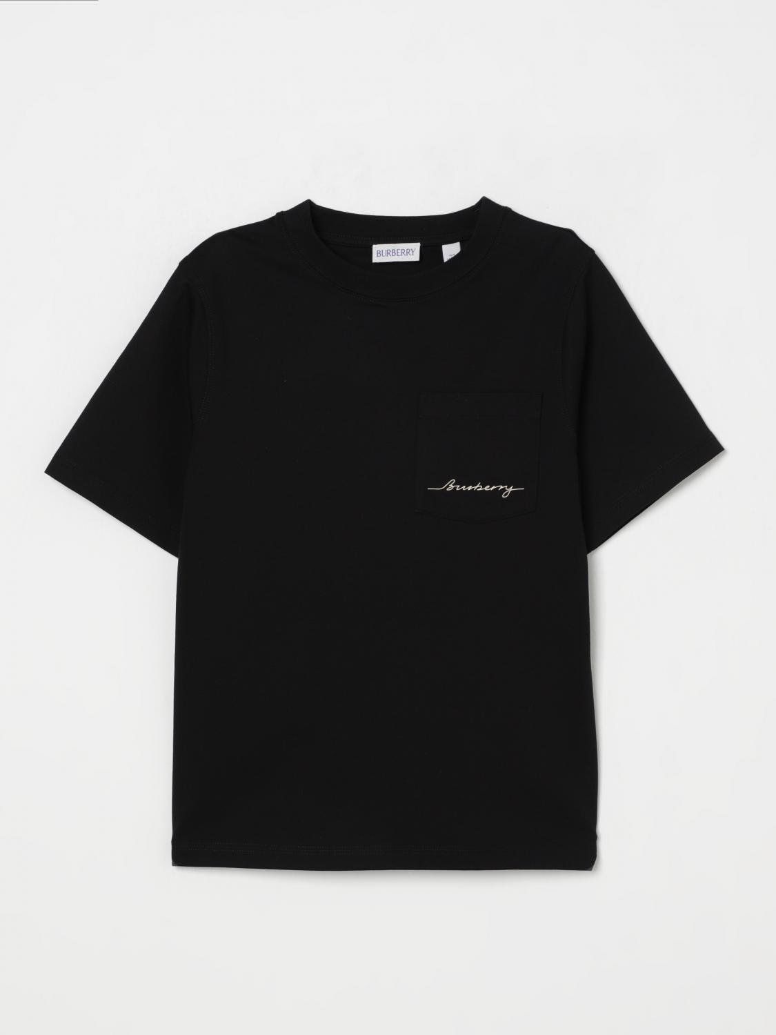 Burberry T-shirt Kids Color Black In Black