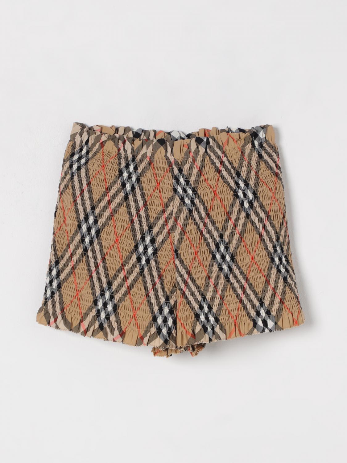 Burberry Mädchen Beige Shorts Kids Color