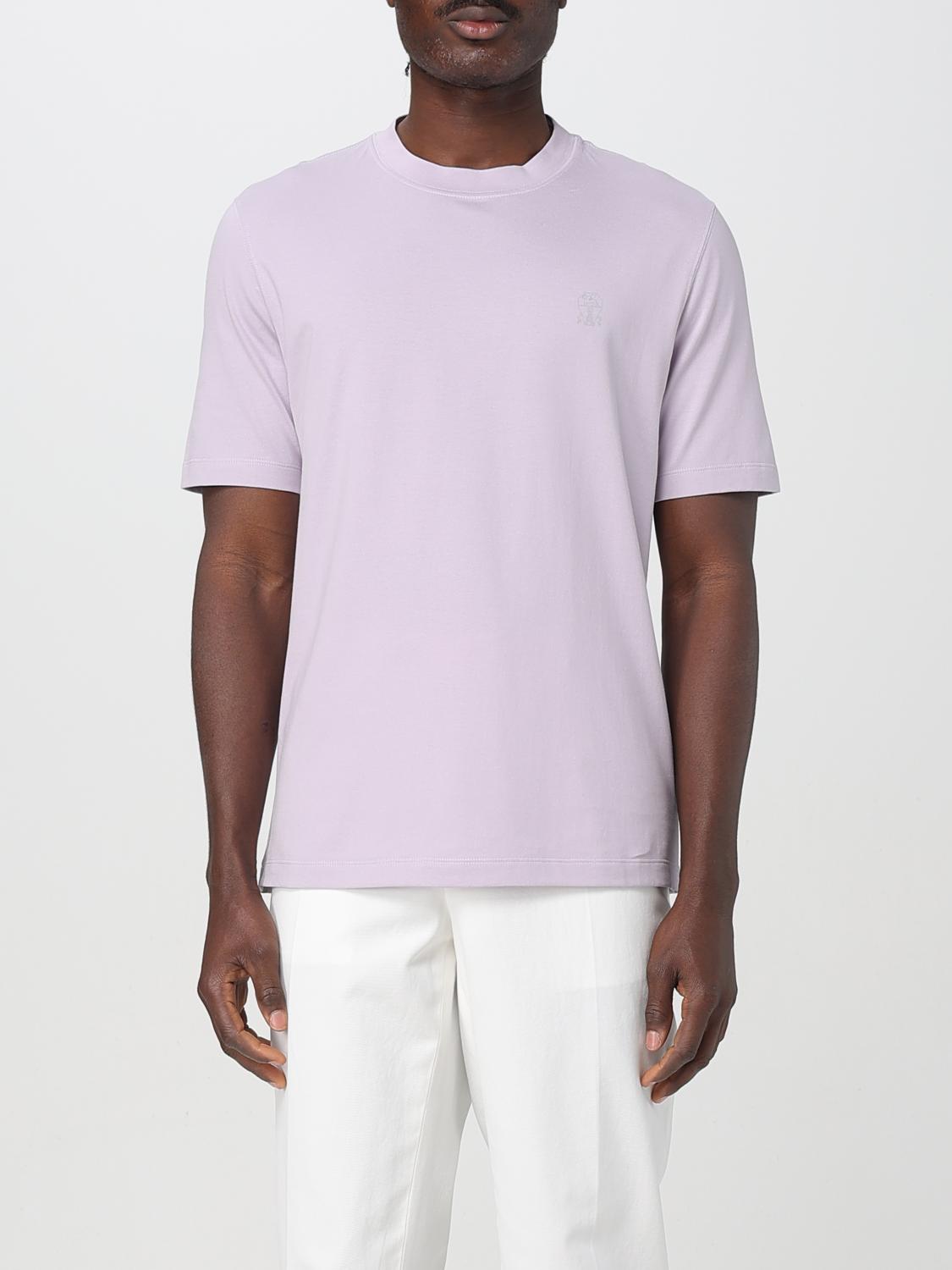 Brunello Cucinelli T-shirt Herren Farbe Violett In Violett