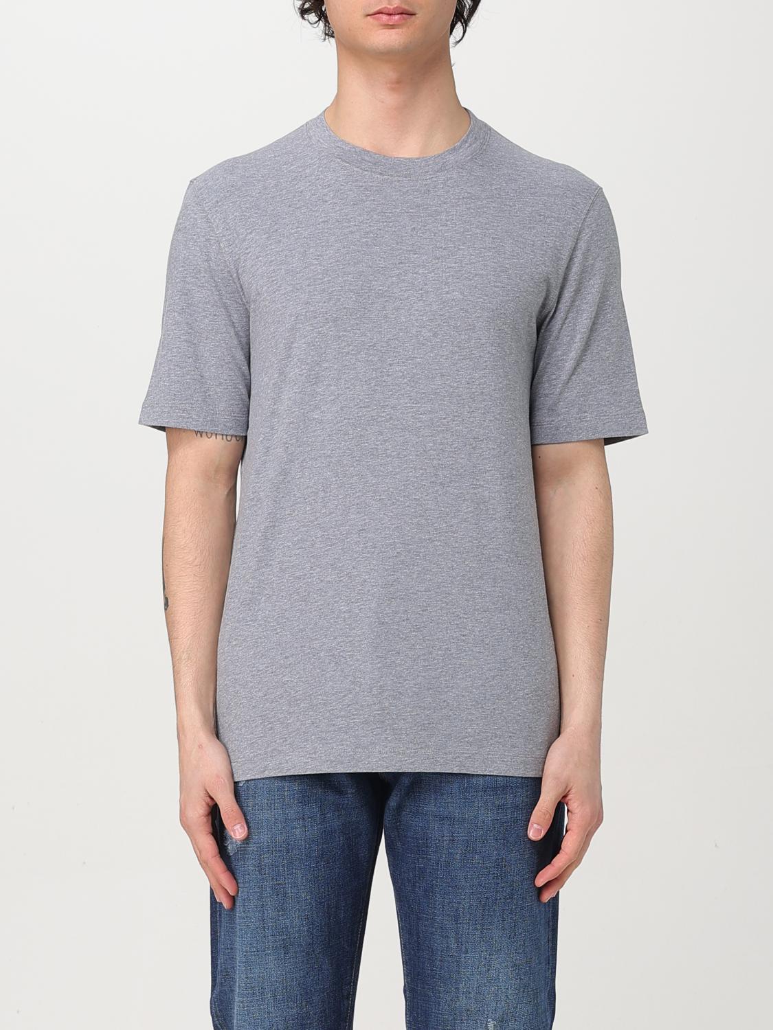 Brunello Cucinelli T-shirt Men Color Grey In Grey