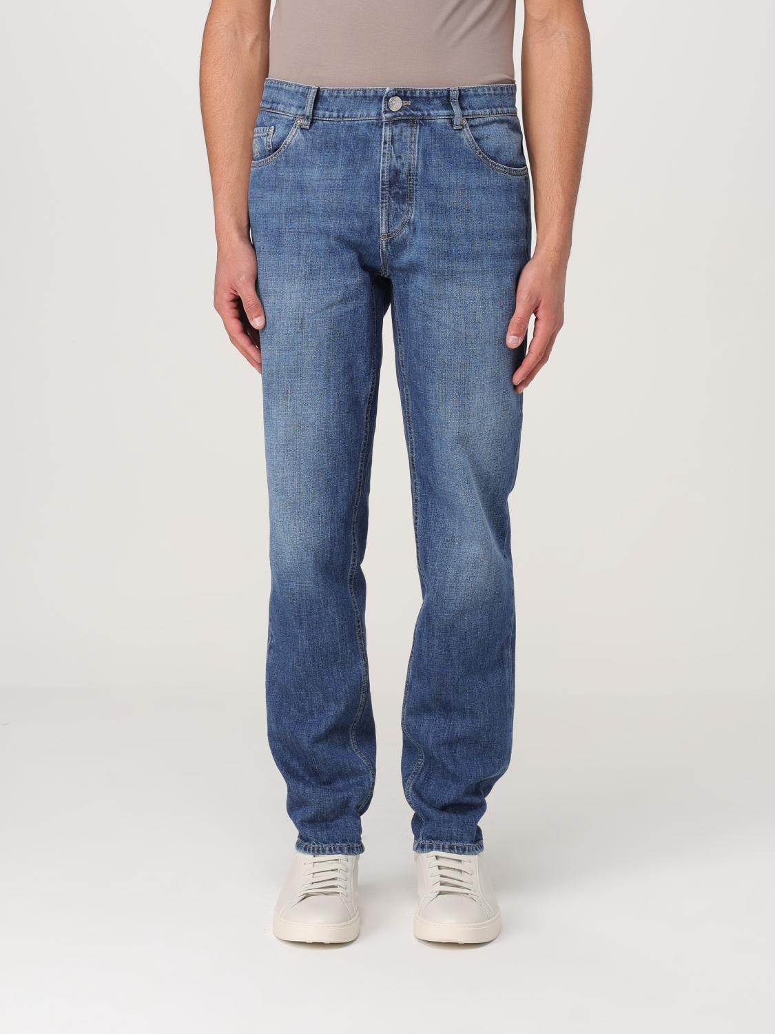 Brunello Cucinelli Jeans Men Color Blue 1 In Blue 1