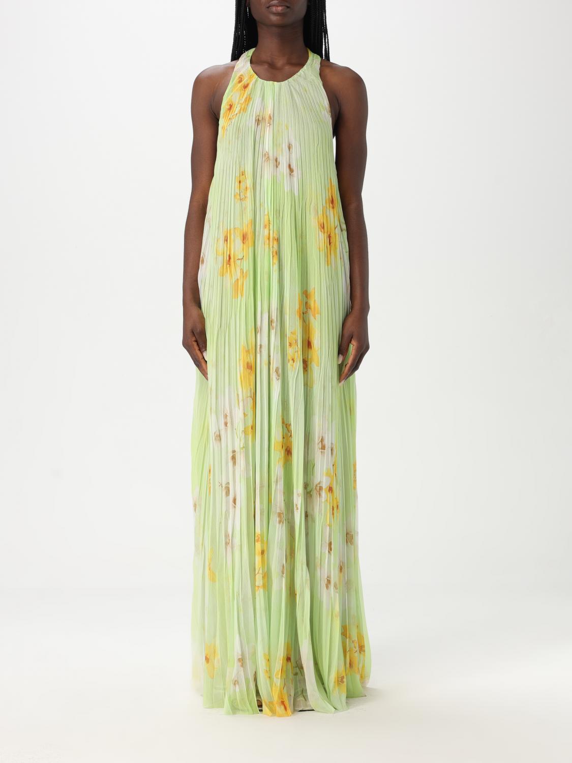 Pinko Zigolo Dress In Green