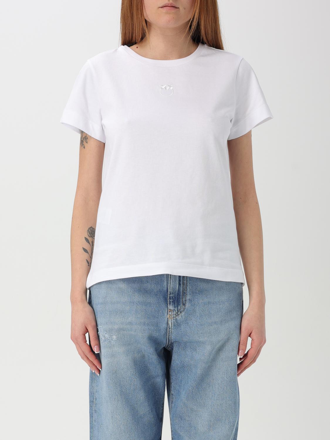 Pinko T-shirt Woman Color White In White