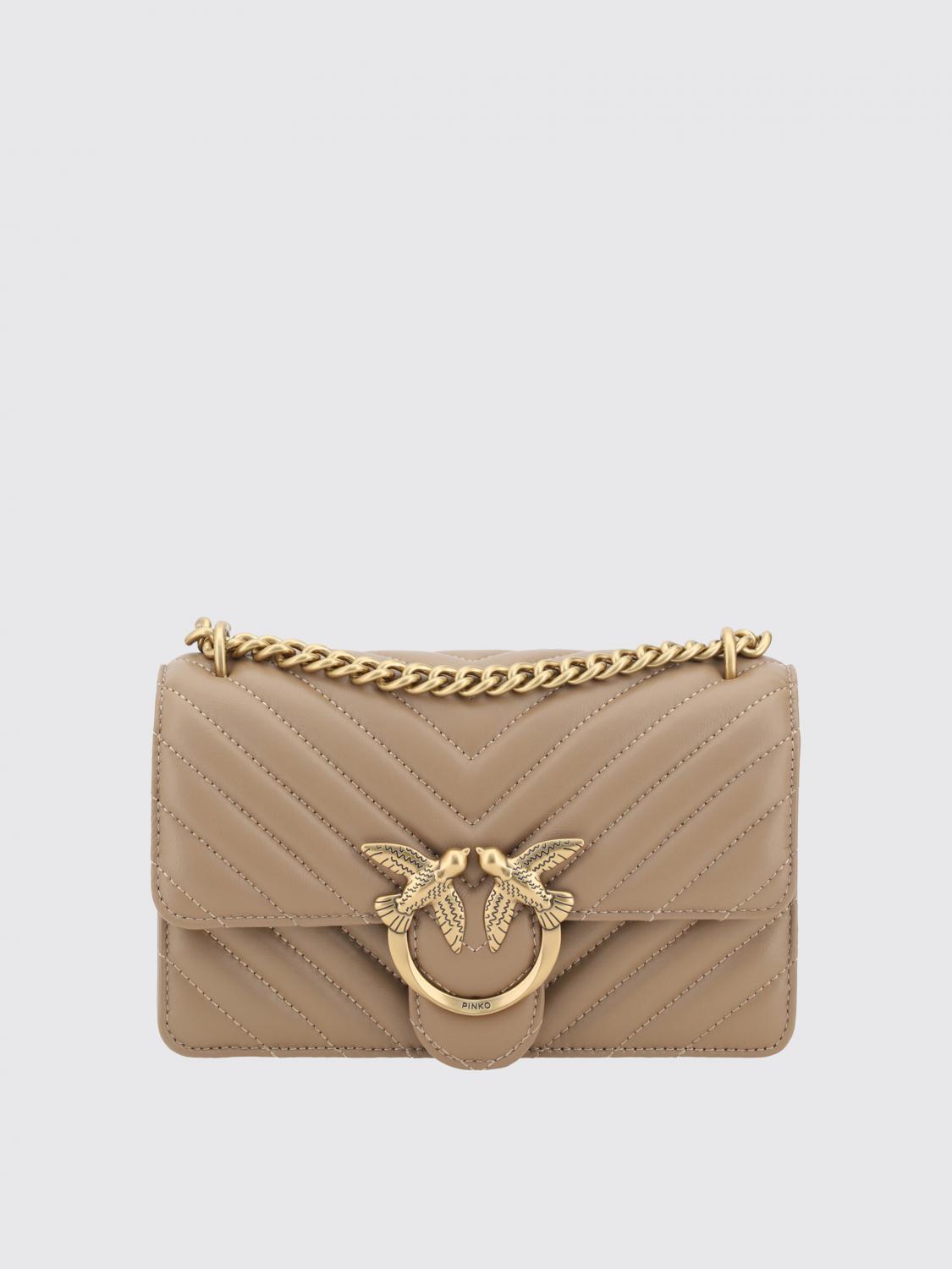 Mini Bag PINKO Woman color Biscuit