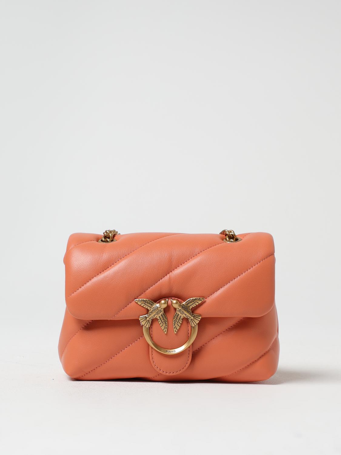 Mini Bag PINKO Woman color Lobster