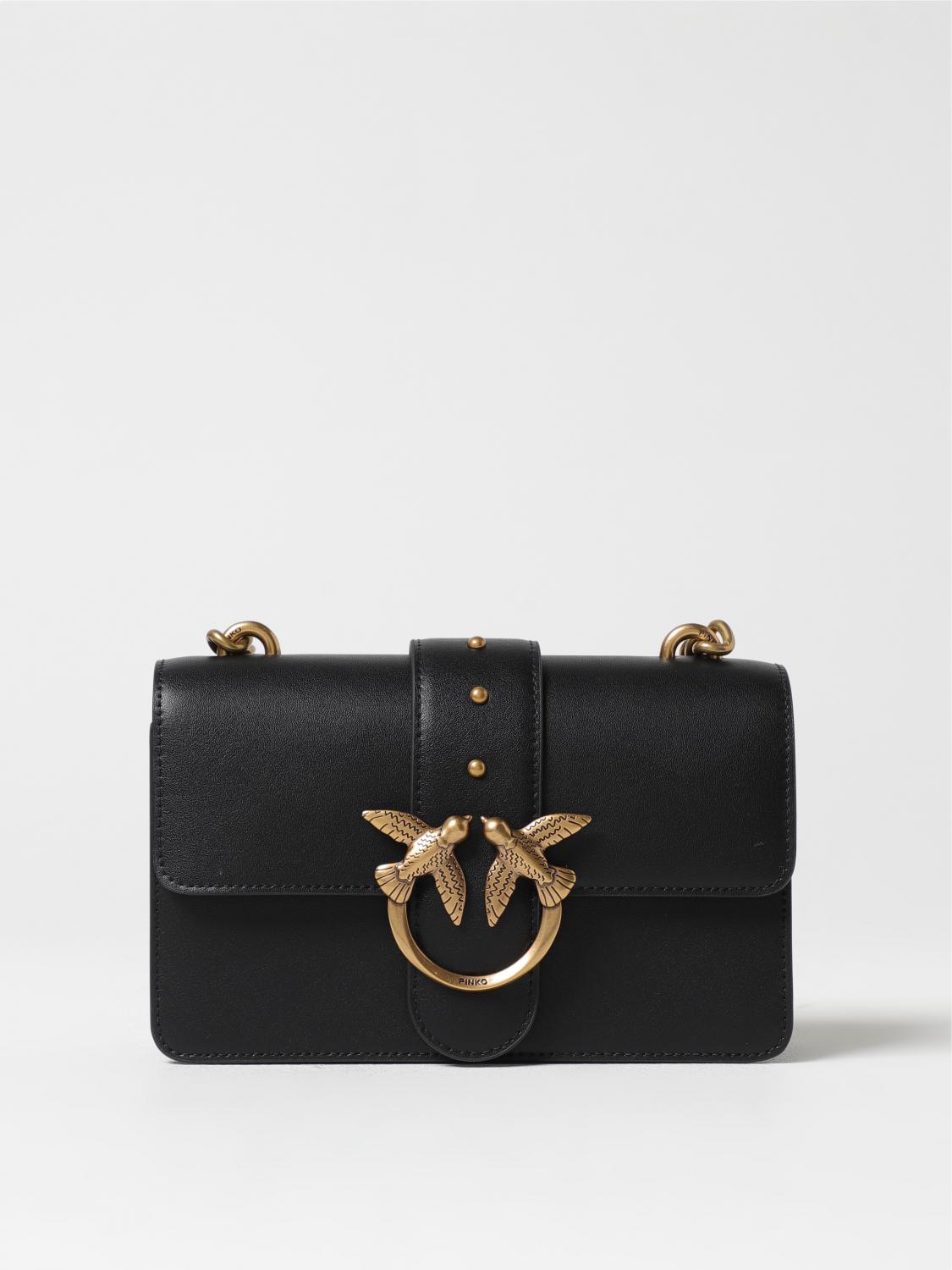 Shop Pinko Mini Bag Woman Color Black