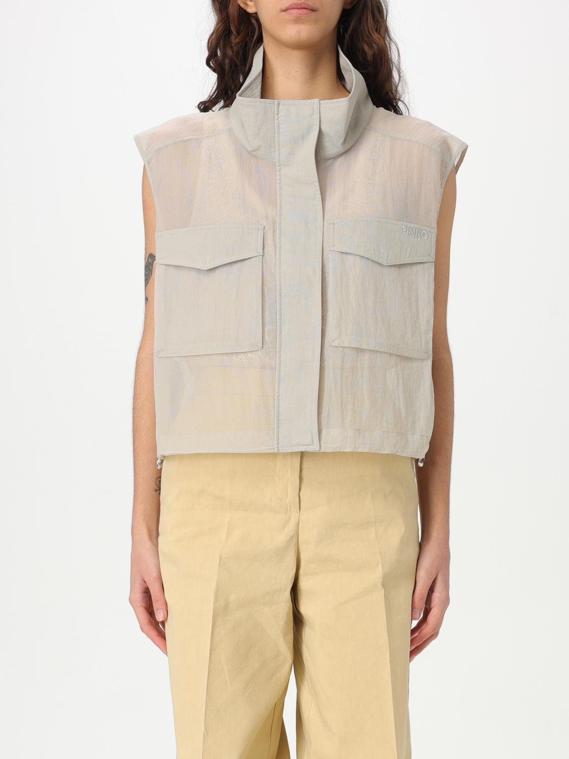 PINKO WAISTCOAT PINKO WOMAN COLOR PEARL 425524040