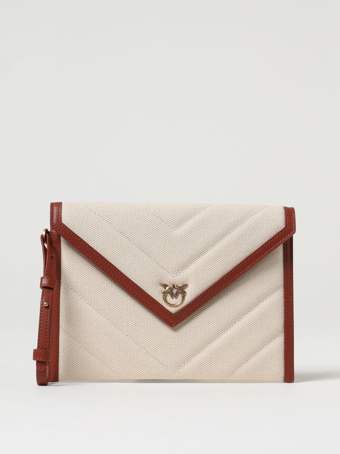 Pinko Shoulder Bag Woman Color Beige
