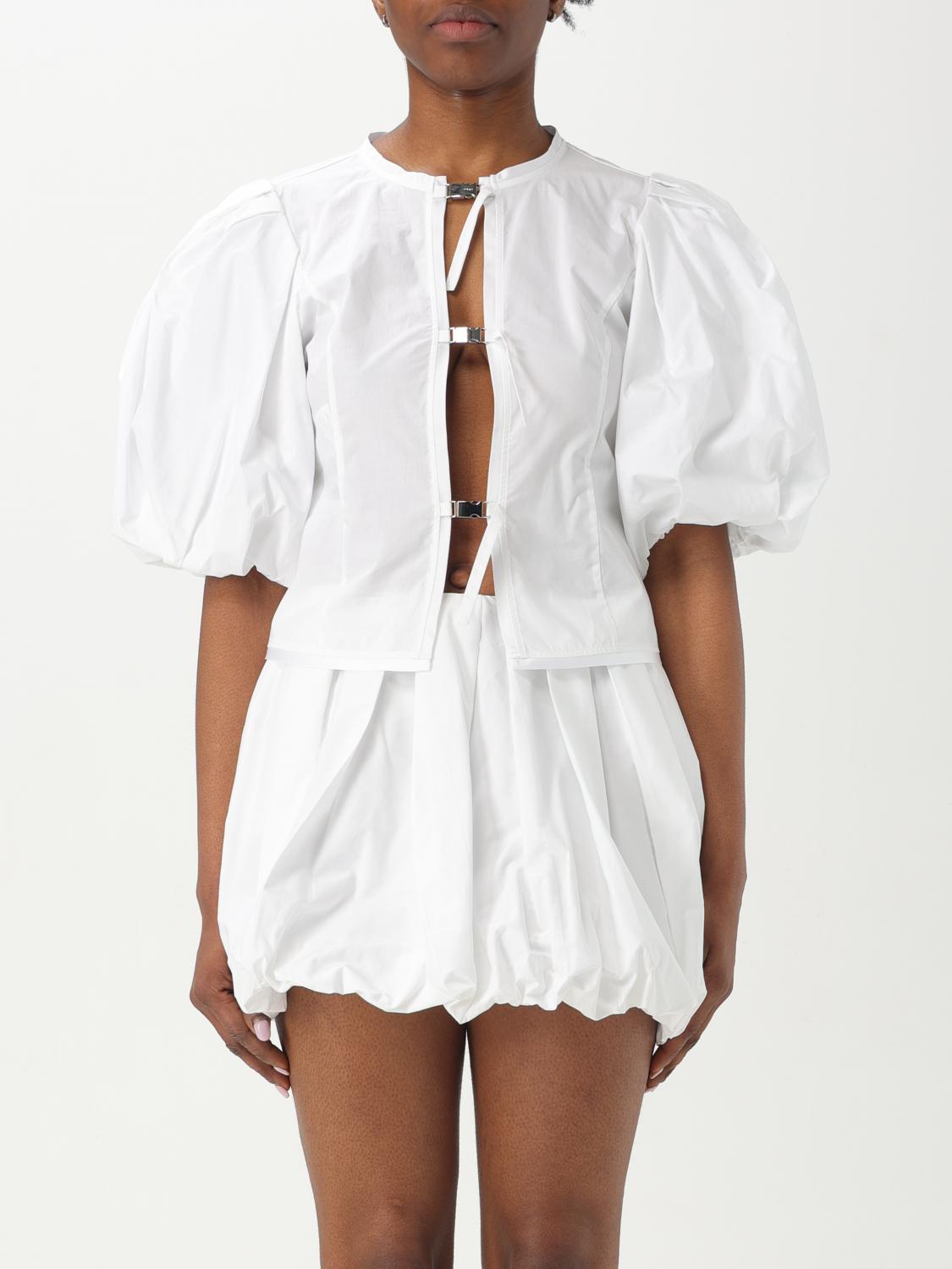 Pinko Mini Dress With Balloon Skirt In White | ModeSens