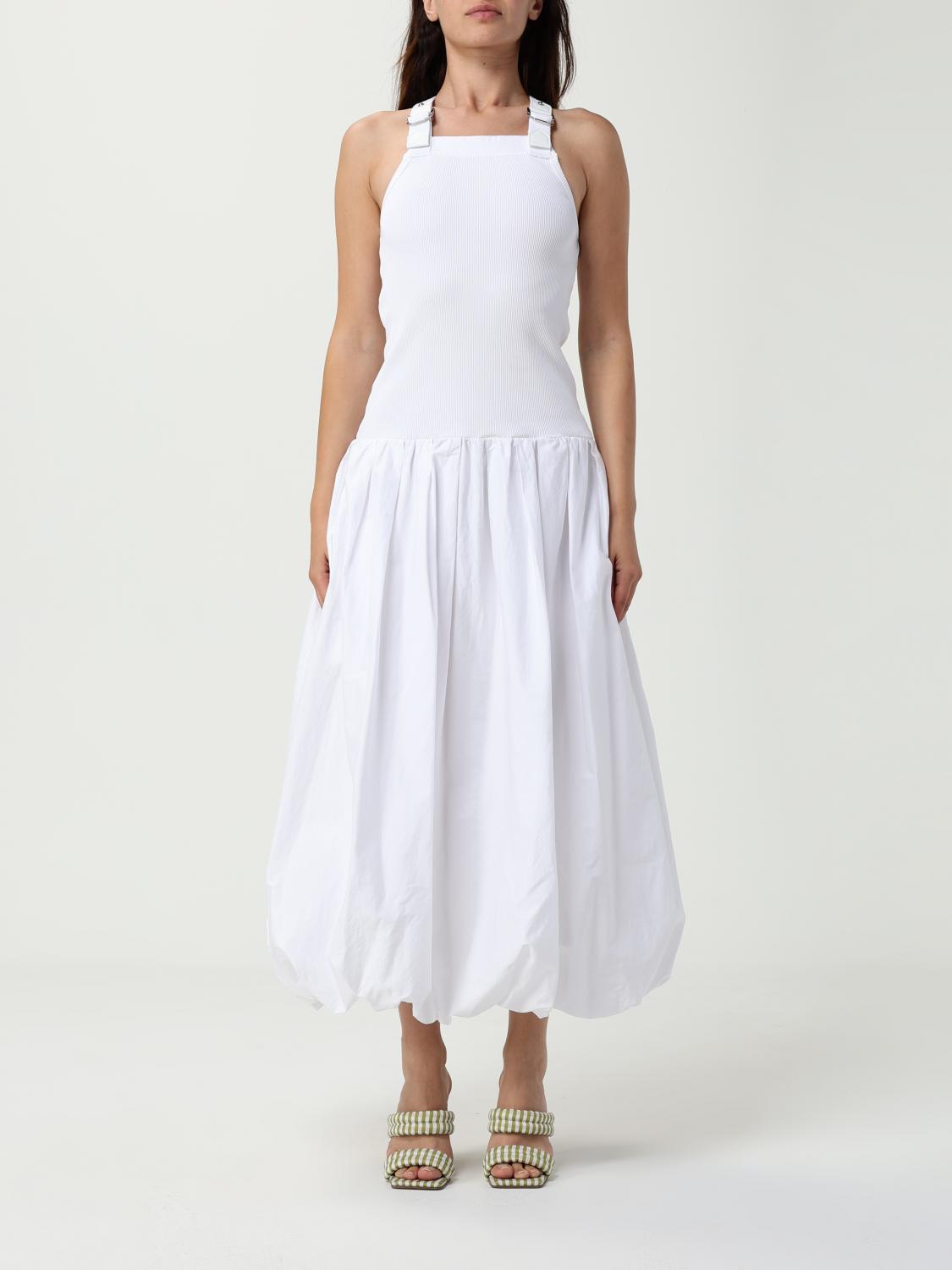Pinko Robe Boule Mi-longue In White