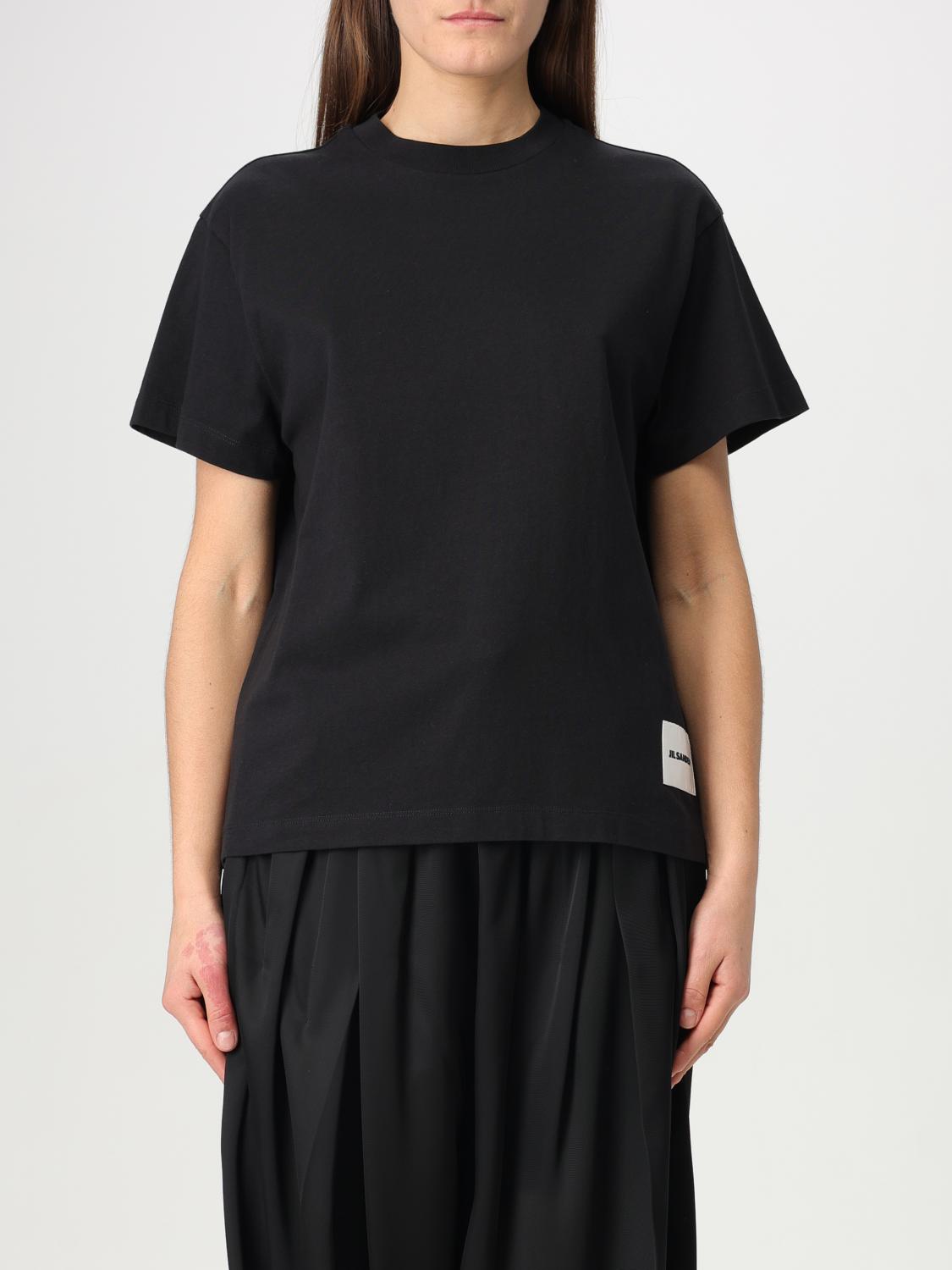 Jil Sander 3 T-shirt Pack With Logo Patch In Cotton Woman In Multicolor